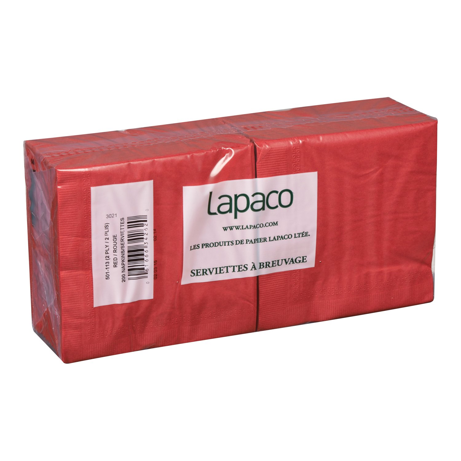 2 Ply Red Beverage Napkin x200-secondary-image