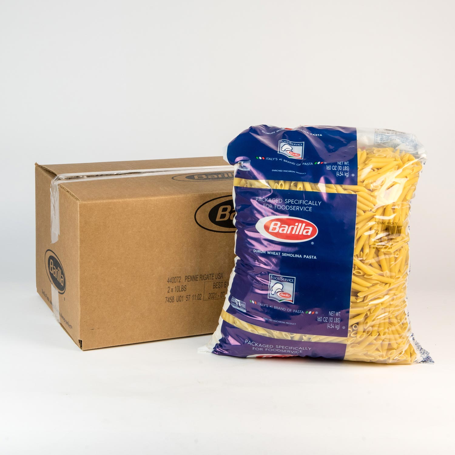 Penne Rigate #72 Pasta 10 lb
