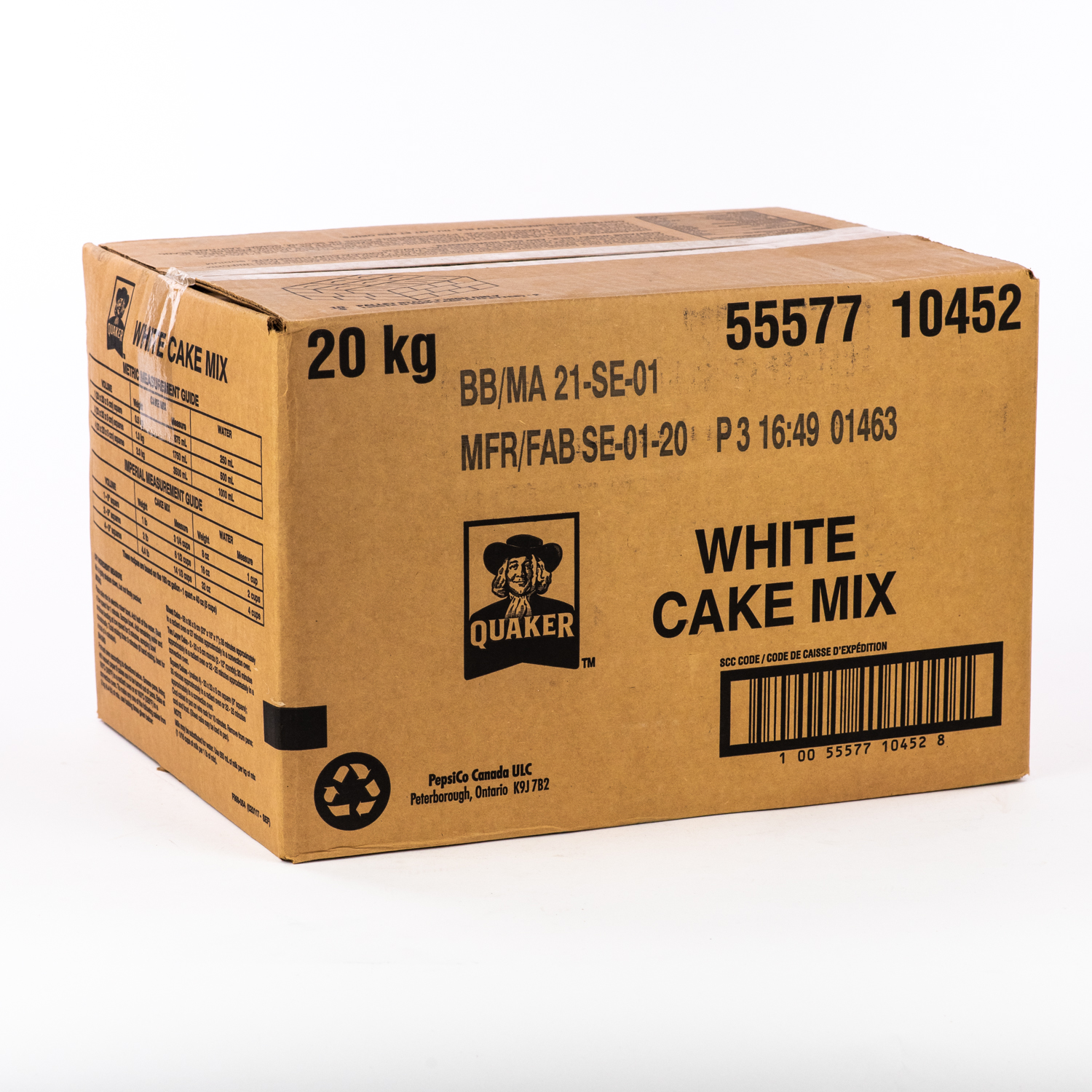 White Cake Mix 20 kg
