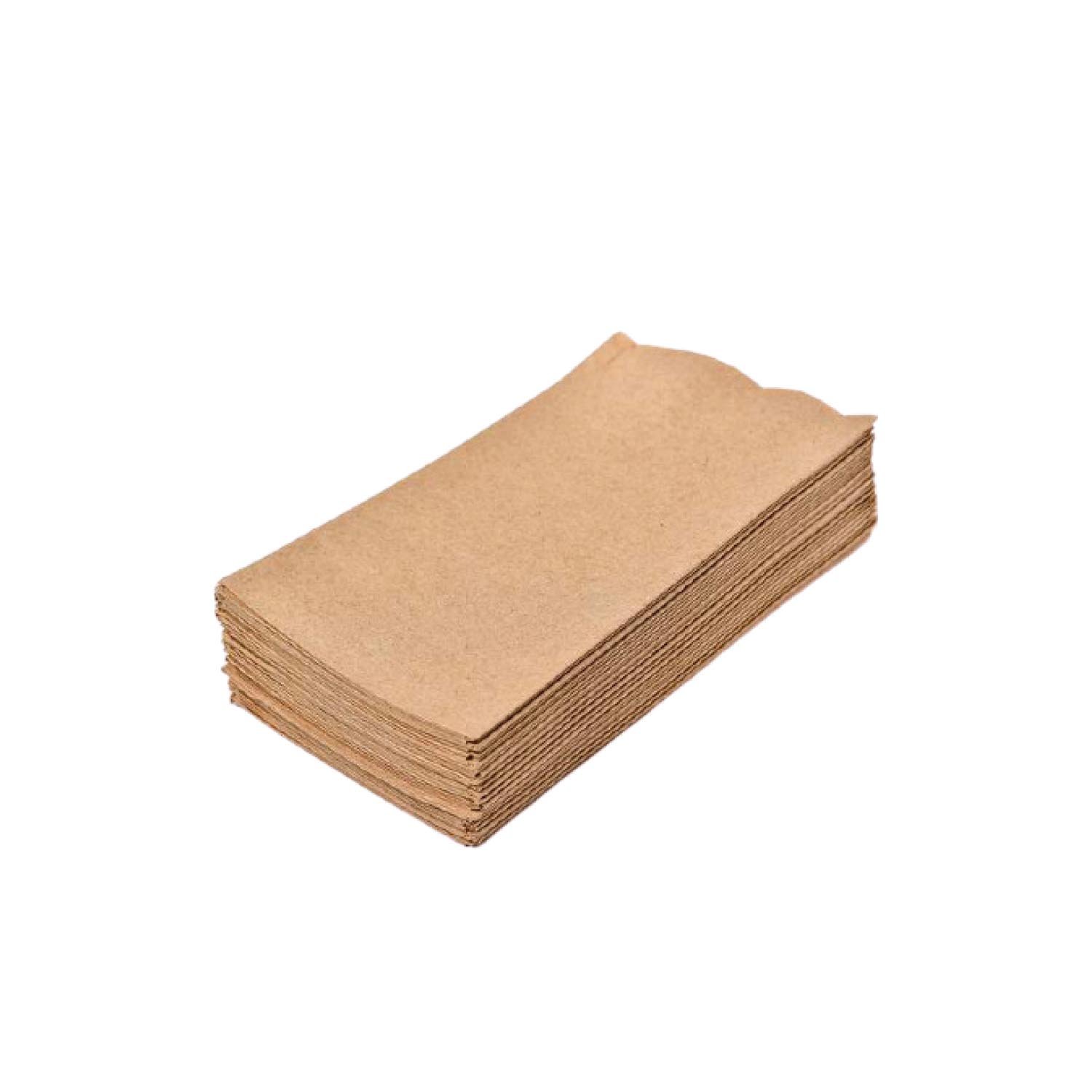 1 Ply Brown Dinner Napkin 1/8 x250
