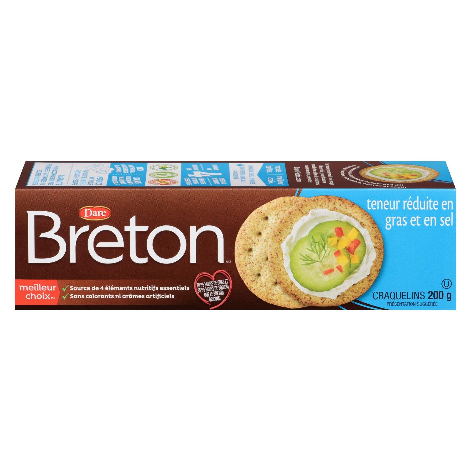 Crackers Reduced Fat and Salt 200g