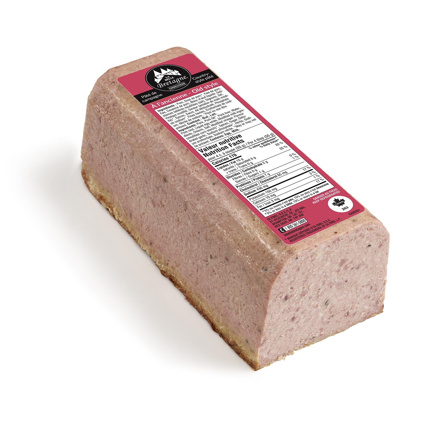 Old-Fashioned Countrystyle Paté 1.5 kg