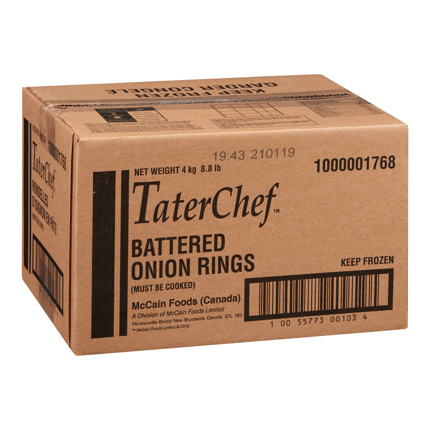 Frozen Battered Onion Rings 4 kg-tertiary-image