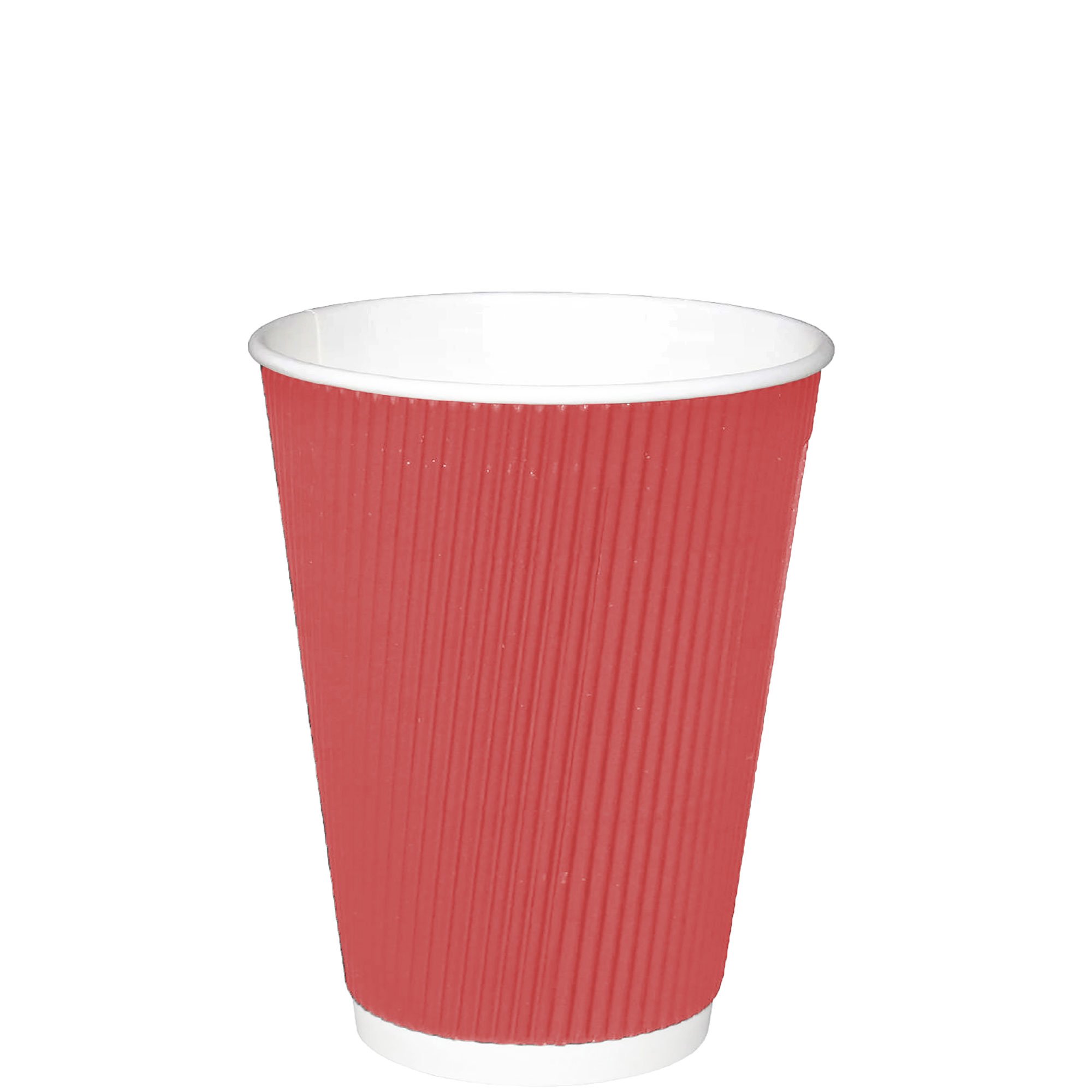 Triple Wall Insulated Red Hot Paper Cup 8 oz x25