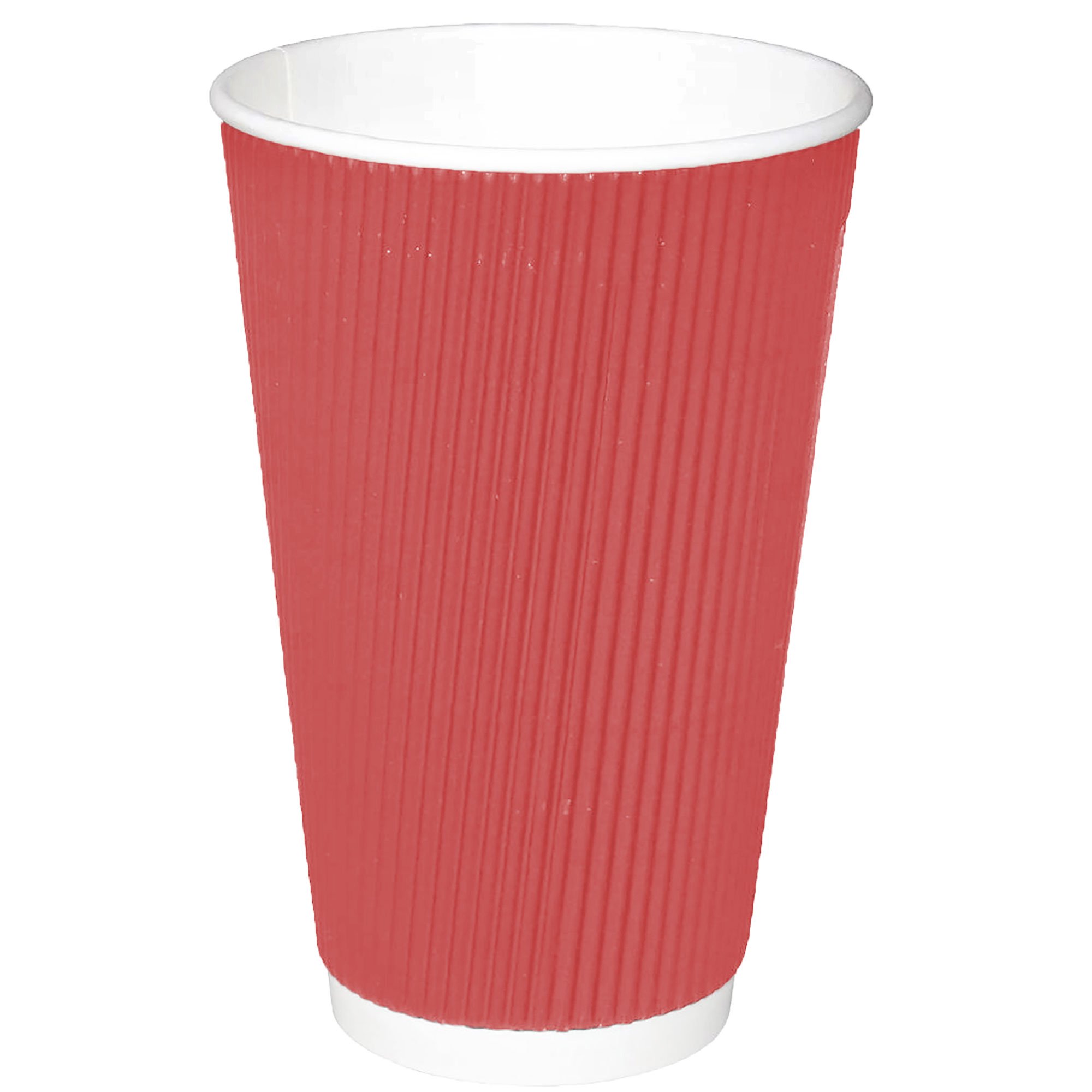 Triple Wall Insulated Red Hot Paper Cup 16 oz x25