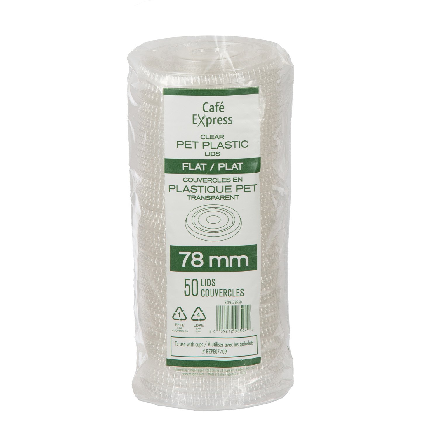 PET Plastic Flat Lid 7-9 oz x50-secondary-image