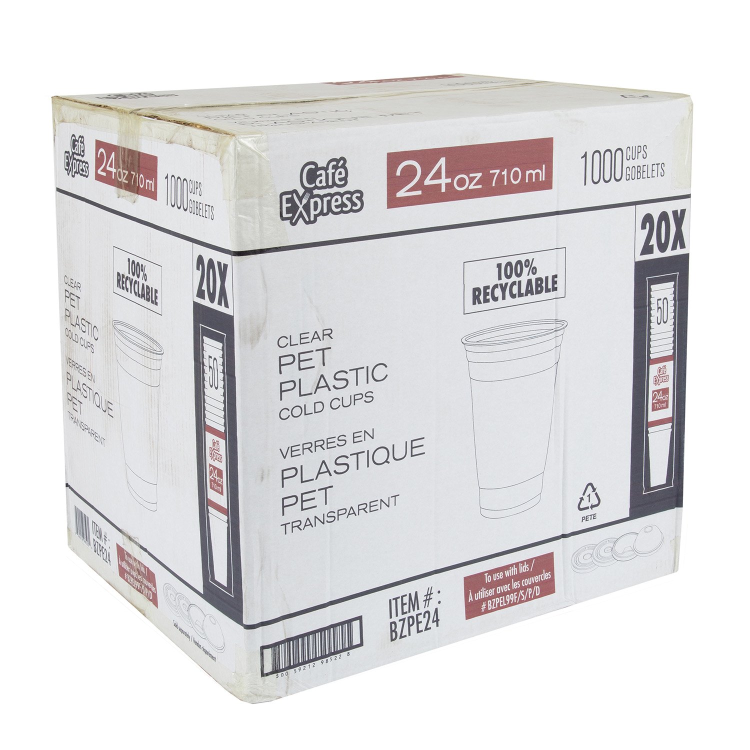 PET Plastic Glass 24 oz x50-secondary-image