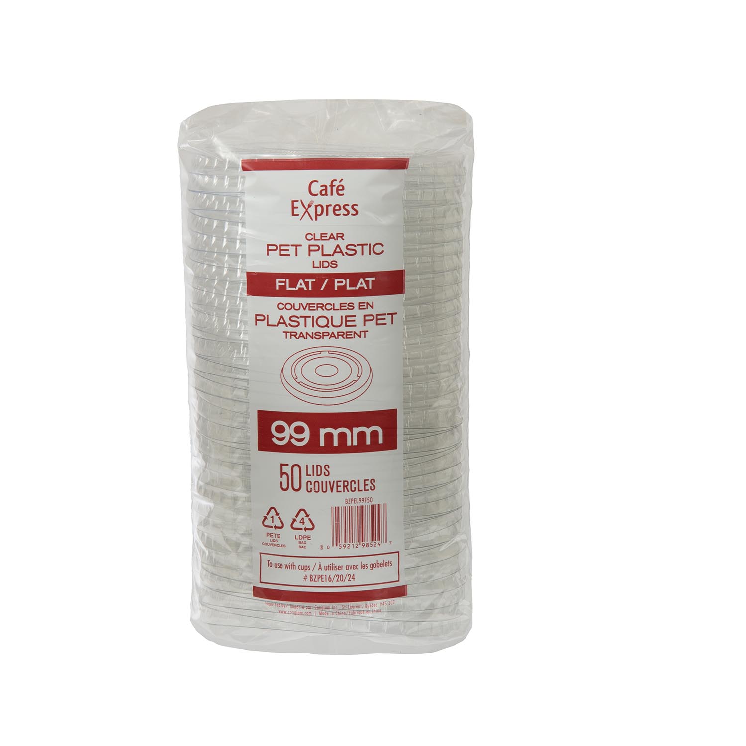 PET Plastic Flat Lid 16-20-24 oz x50-tertiary-image