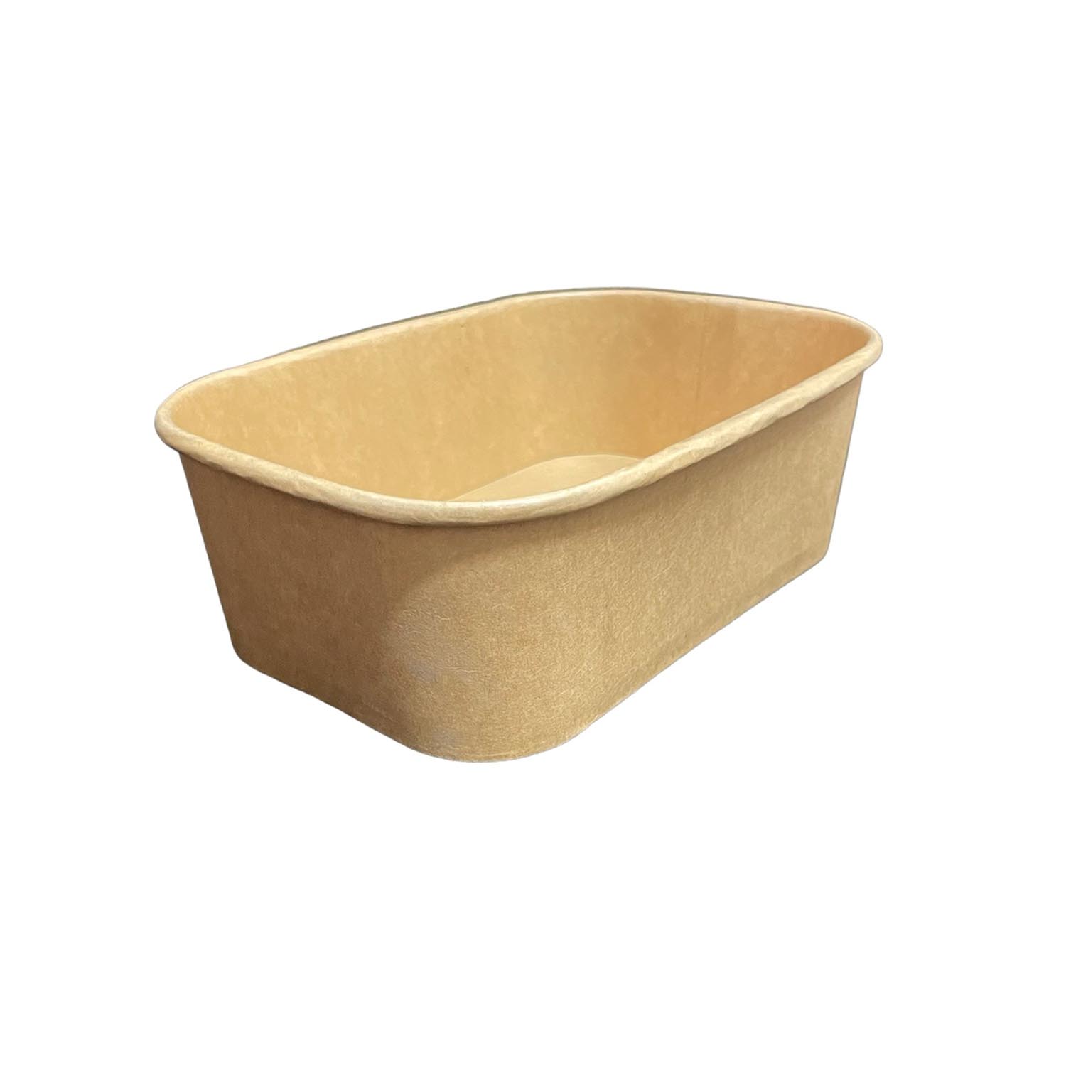 Rectangular Kraft Paper Bowl 750 ml x50