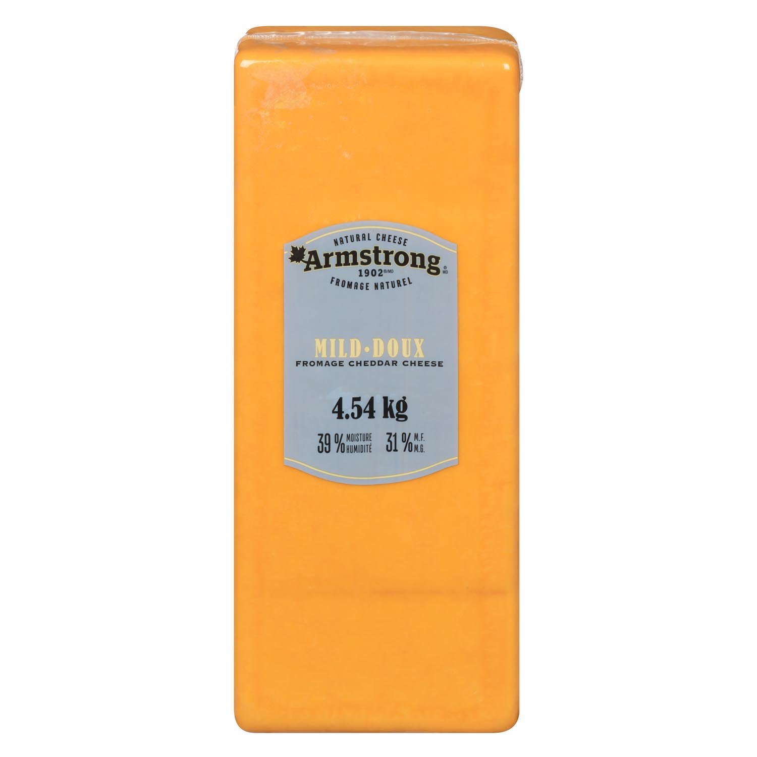 Whole Mild Yellow Cheddar Cheese 4,54 kg