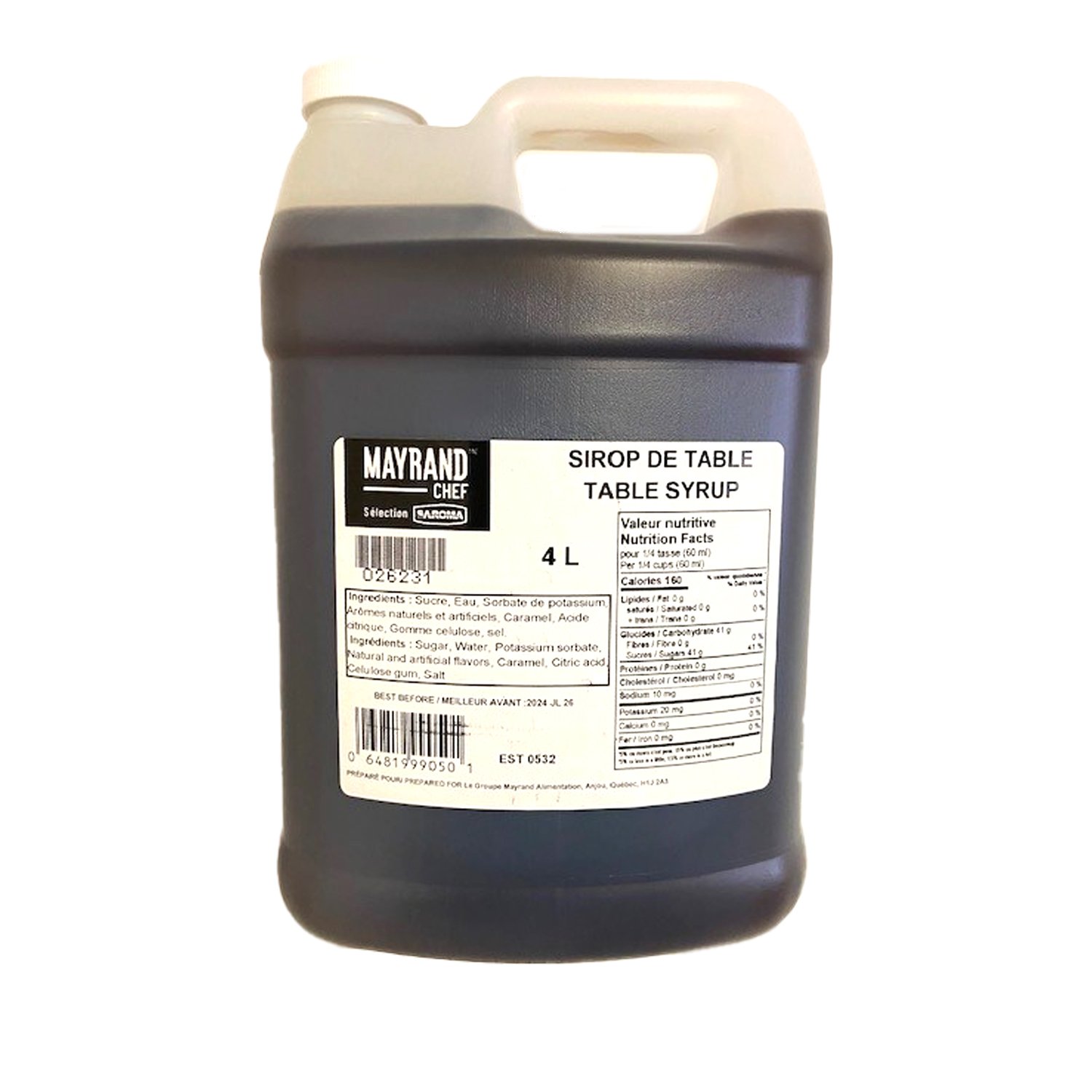 Table Syrup 4L