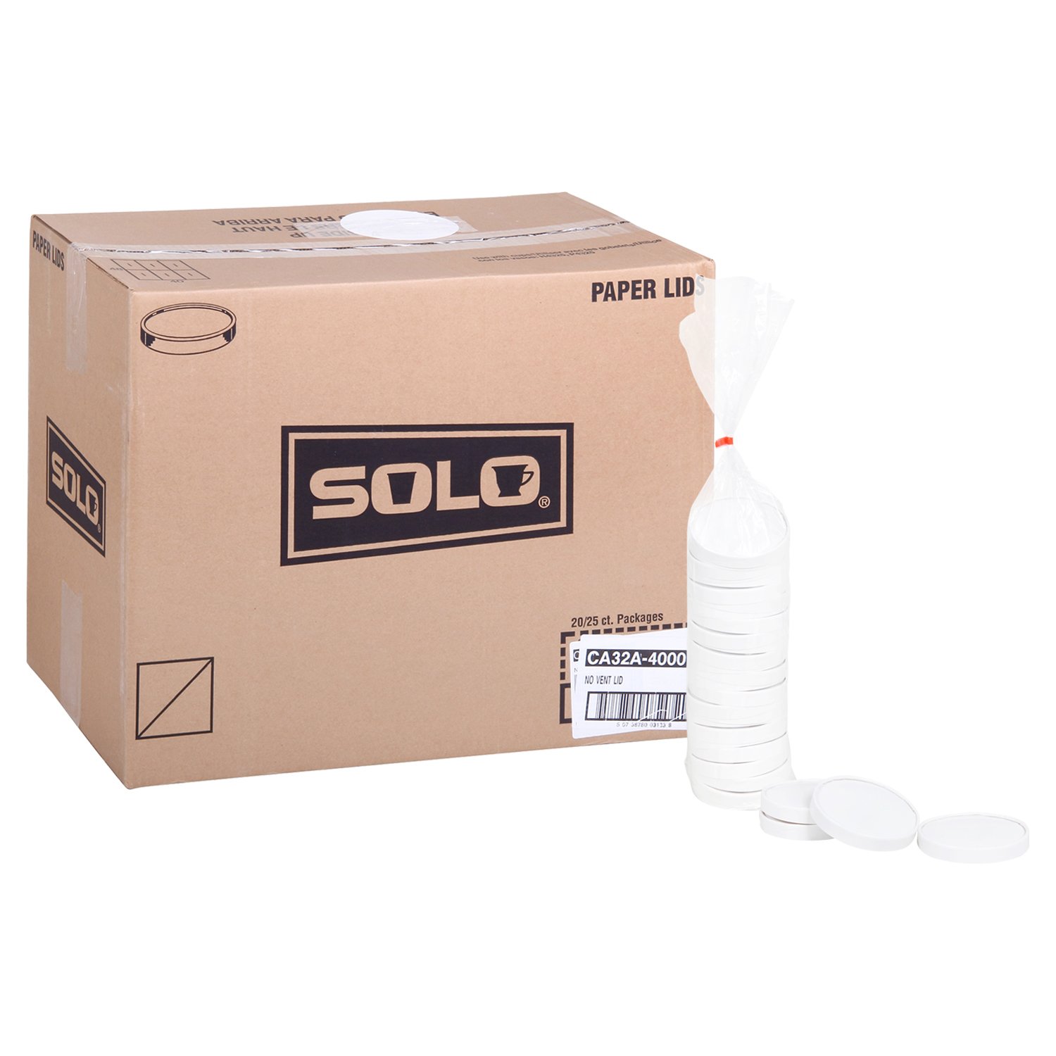 White Paper Lid for Bowl 32 oz x25-tertiary-image