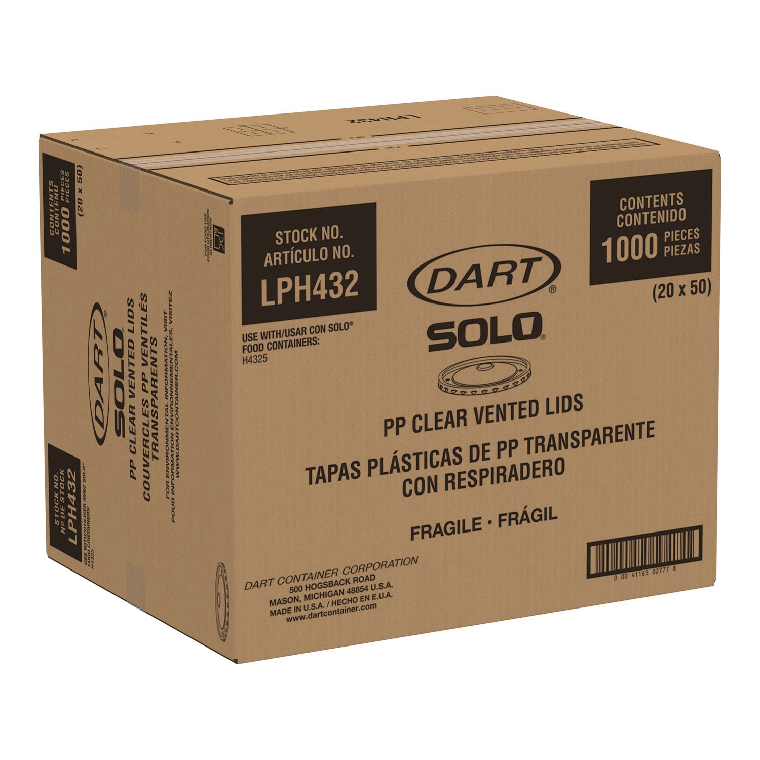 Plastic Lid for Bowl 32 oz x100-tertiary-image