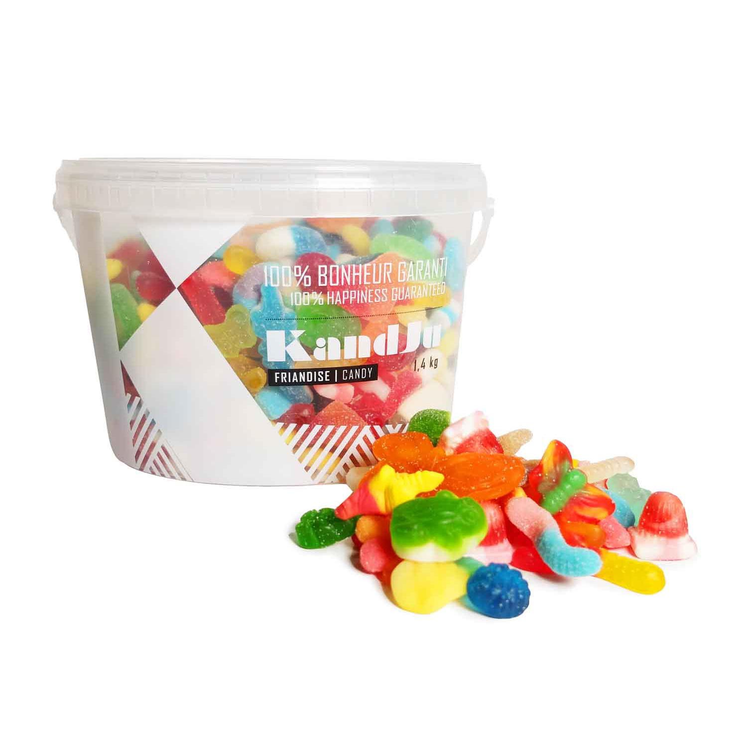 Regular Mixed Candies Bucket 1,4 kg