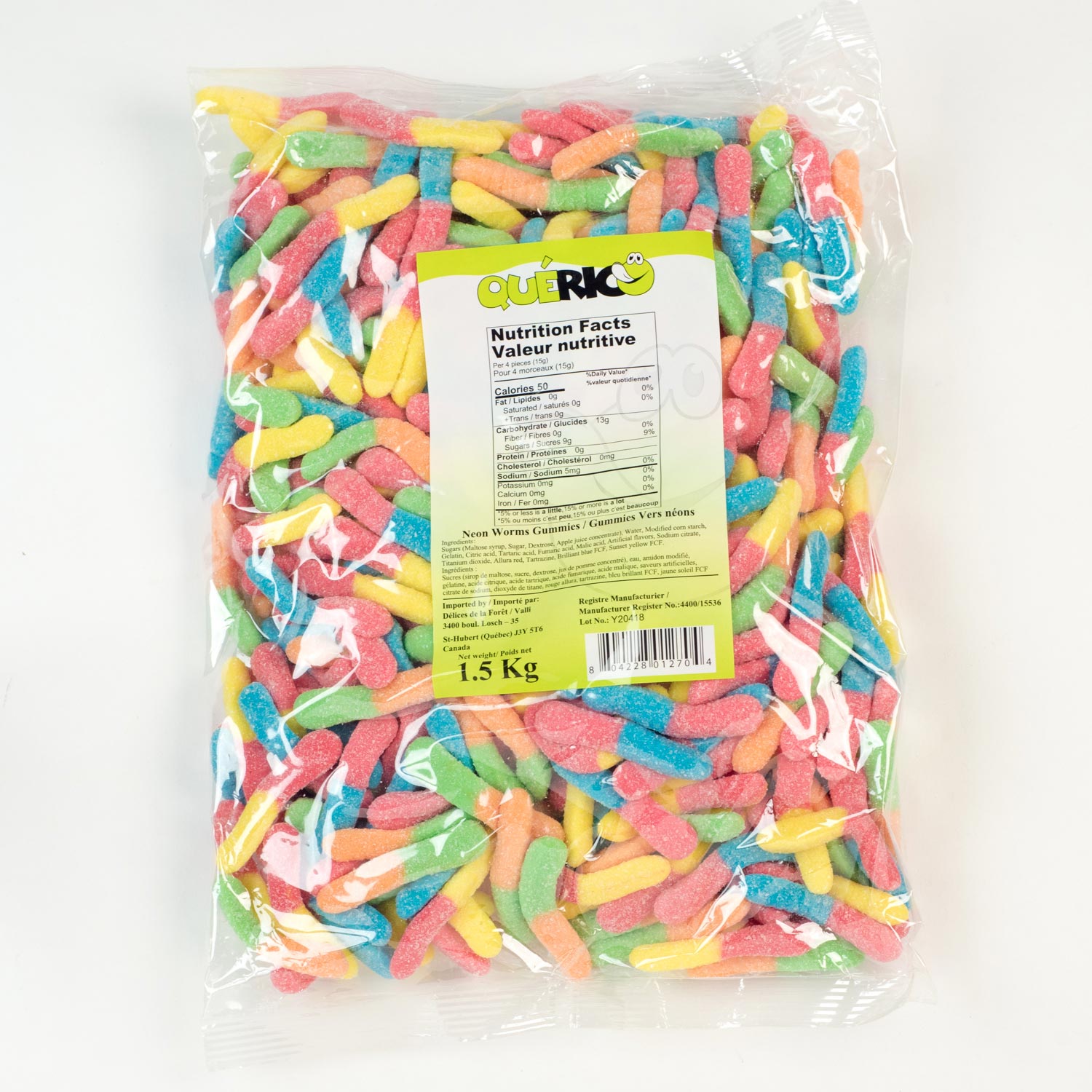 Neon Worm Candy 1.5 kg