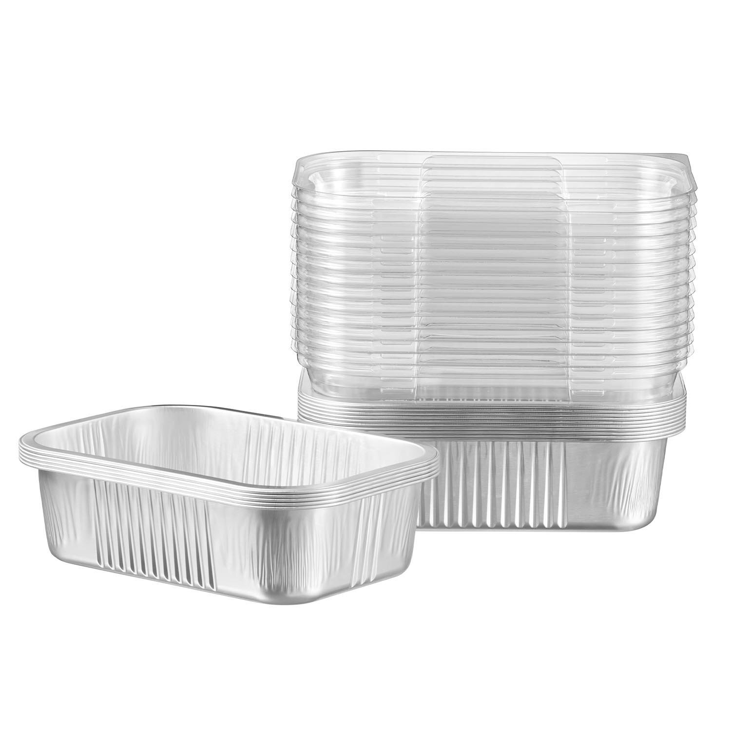 Aluminum Container Combo 15/15 46 oz x15