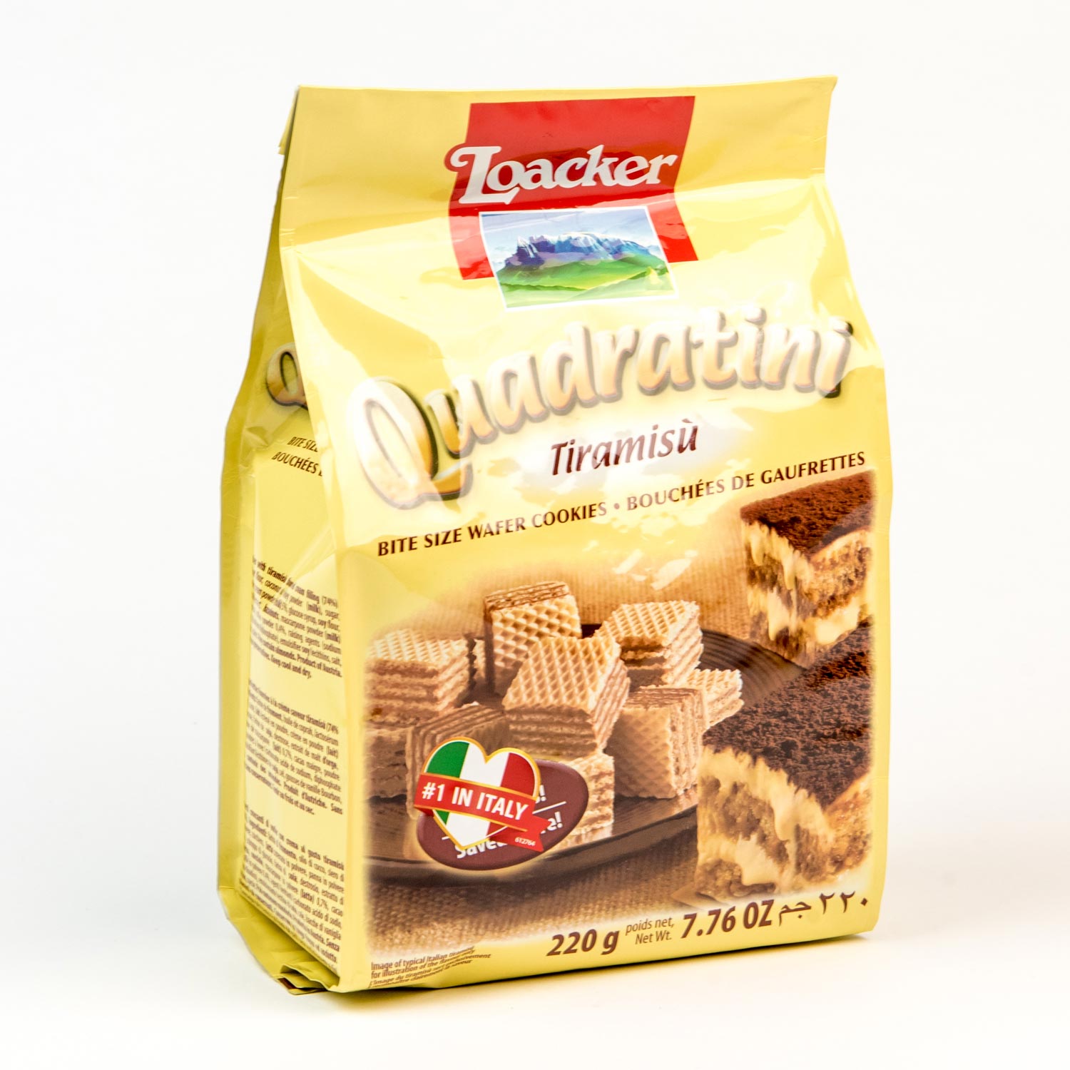 Tiramisu Wafer Quadratini 220 g
