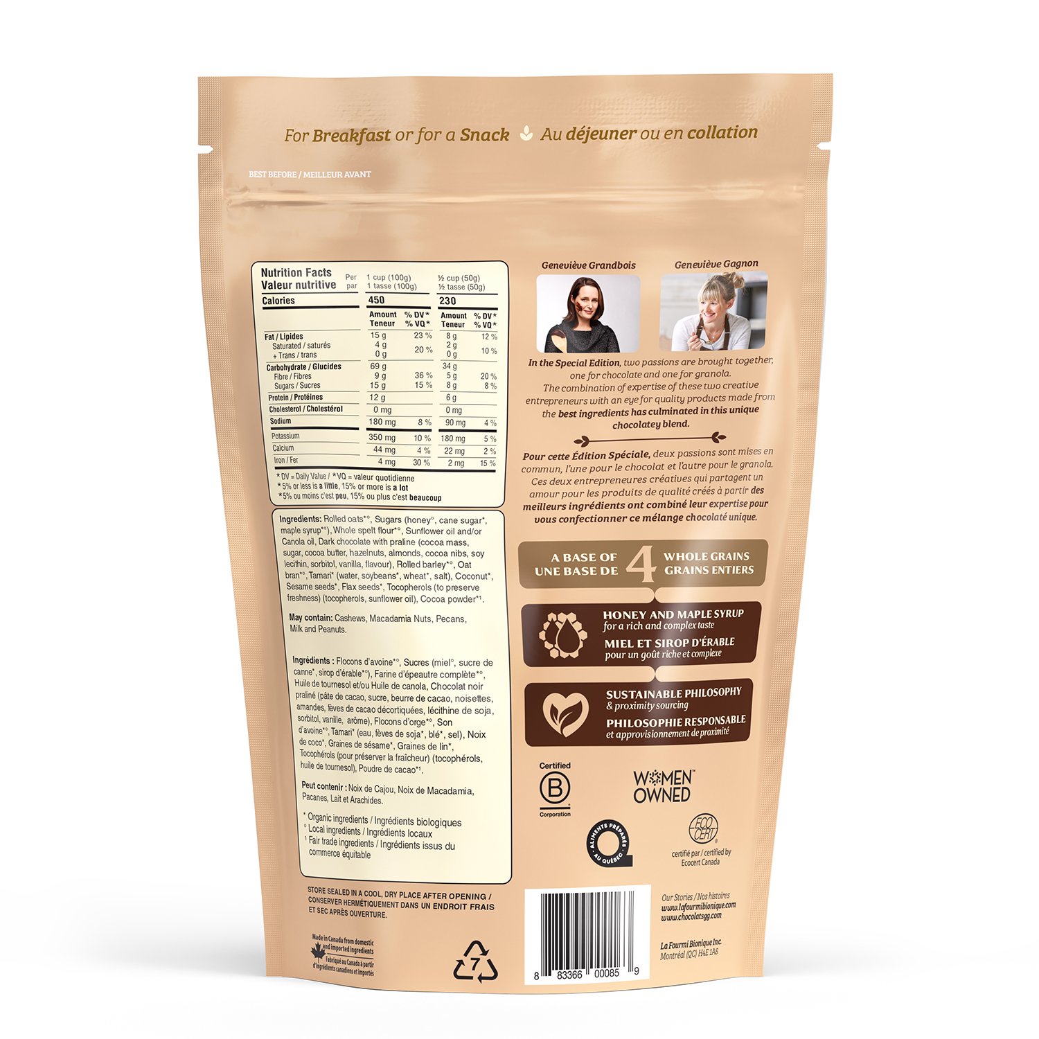Cocoa Beans Chocolate Cereals 808 g-secondary-image