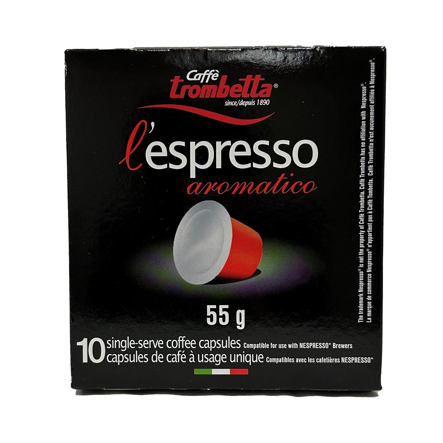 Nespresso Compatible Aromatic Coffee Caps x10