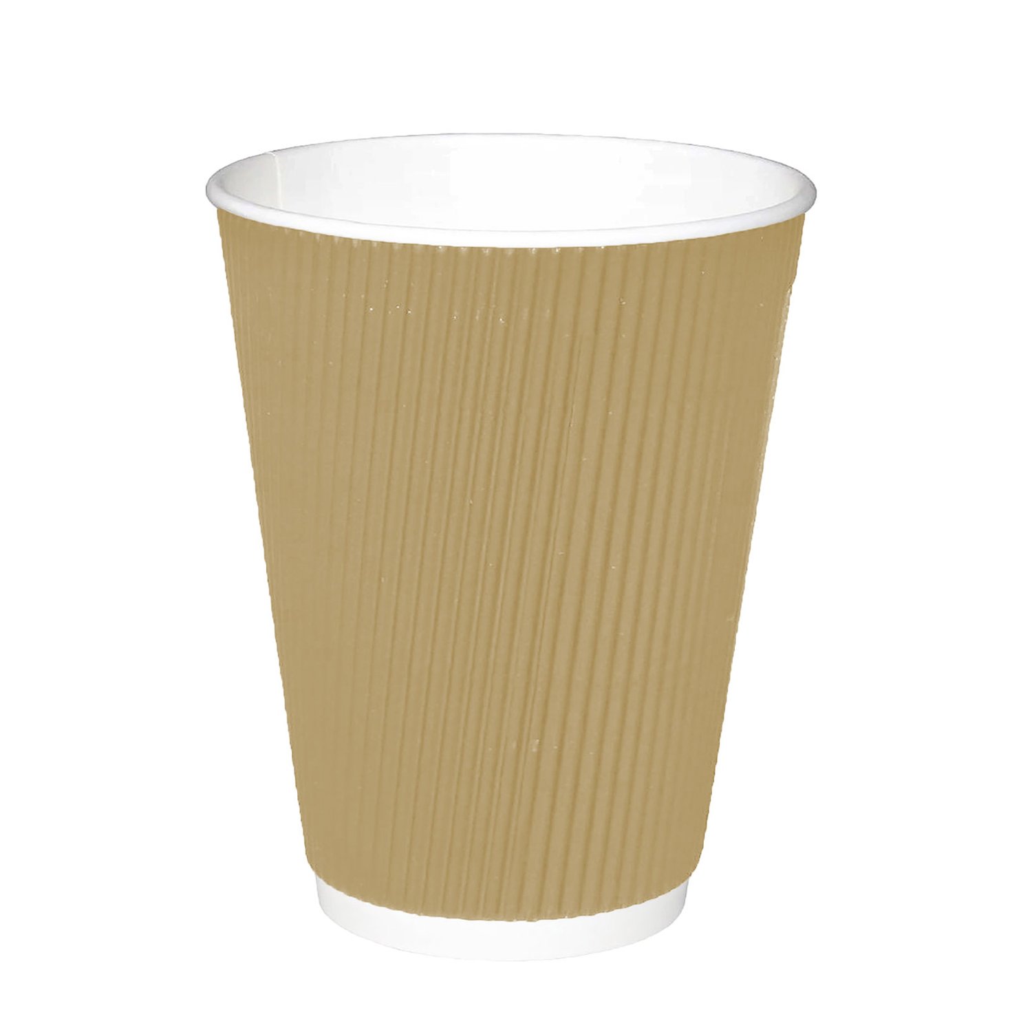 Triple Wall Insulated Kraft Hot Paper Cup 4 oz x40