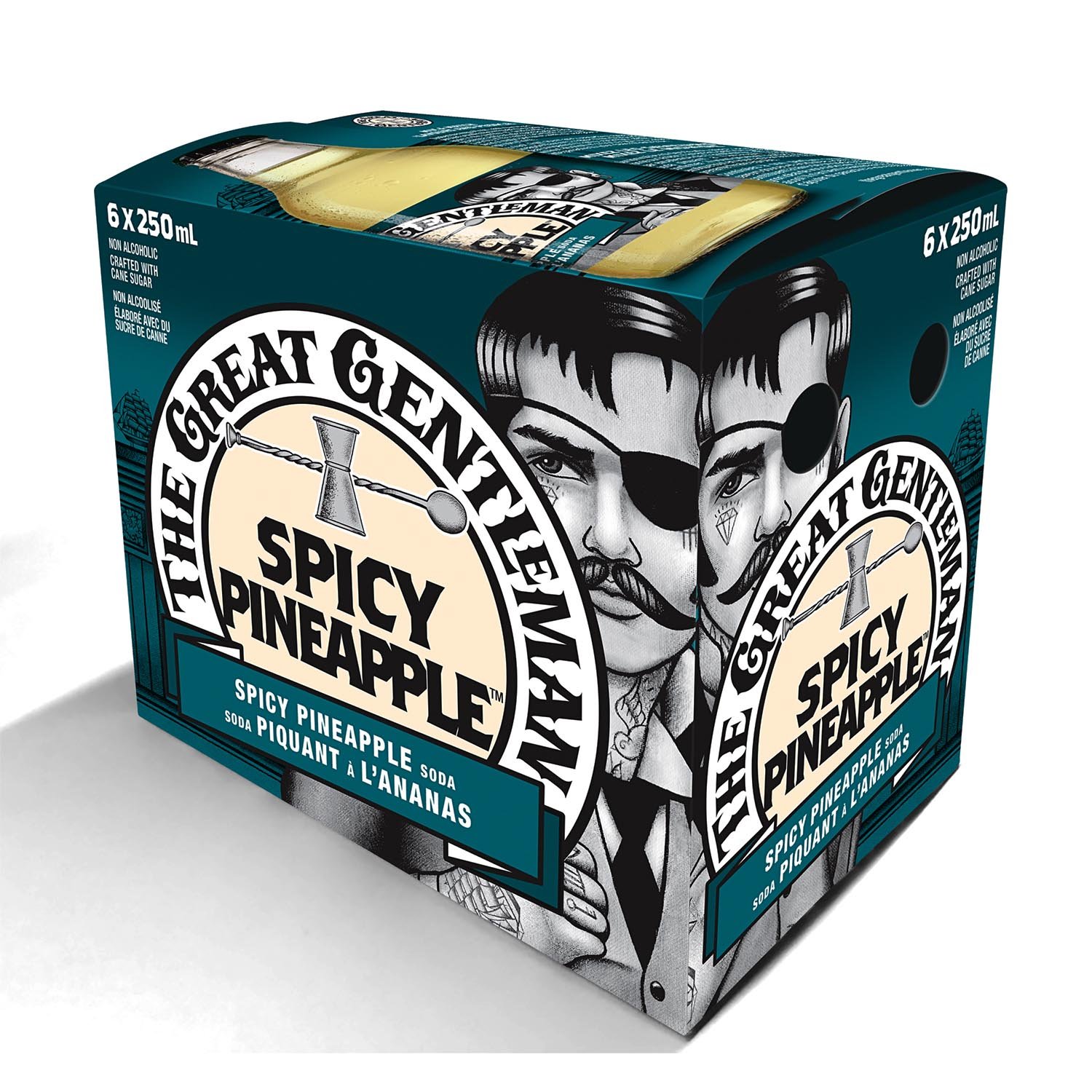 Spicy Pineapple Soda 6x250 ml