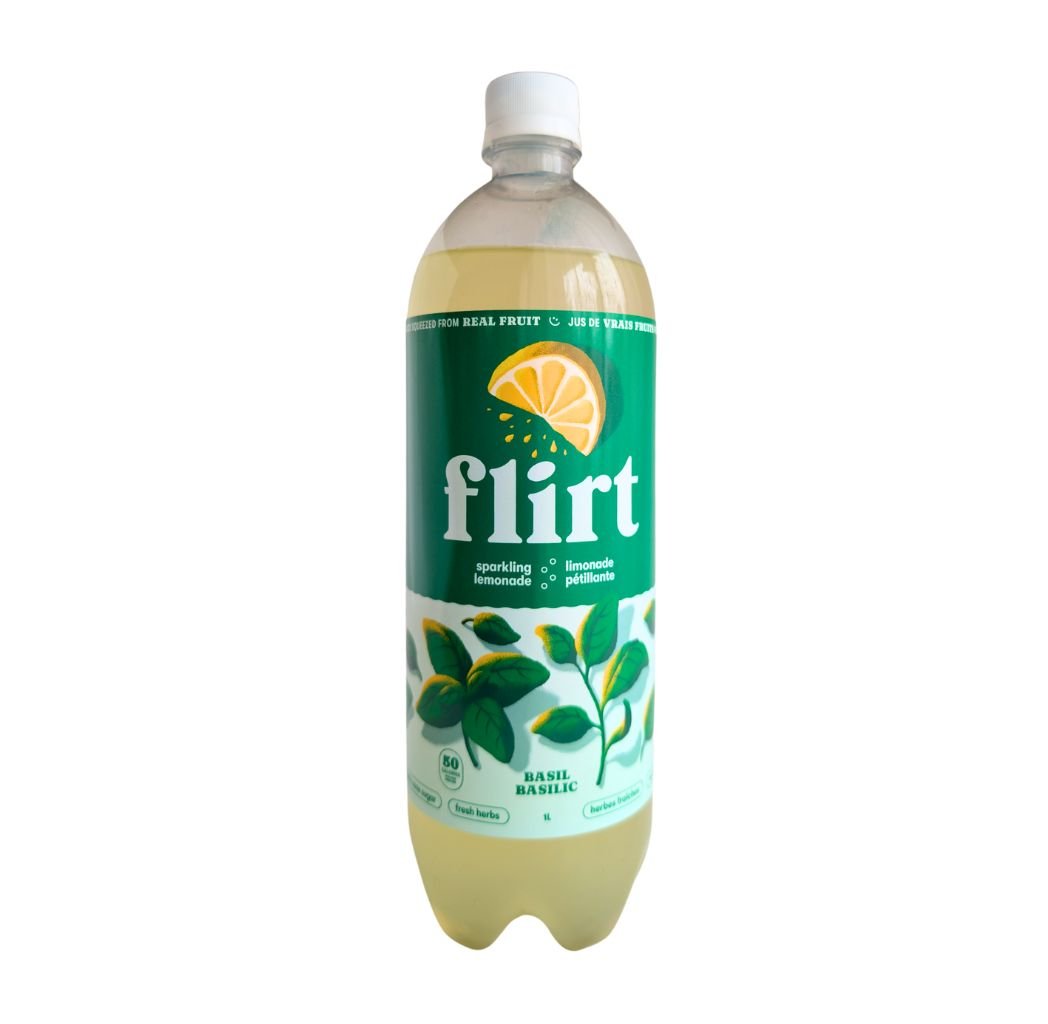 Juice Sparkling Lemonade Basil 6 x 1 L