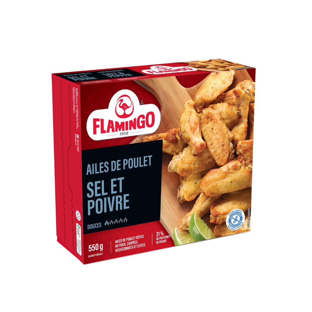 Frozen Salt and Pepper Chicken Wings 550g