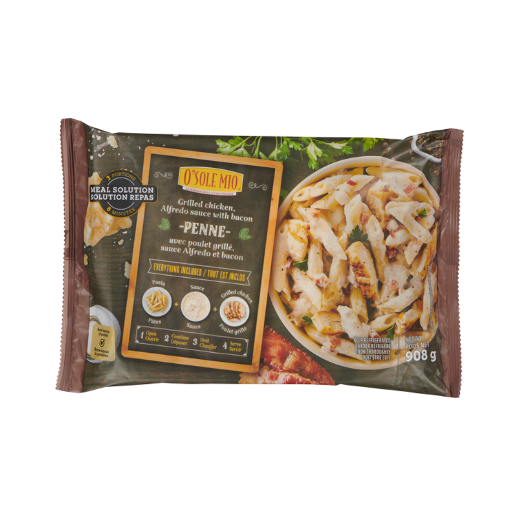 Penne Chicken With Alfredo And Bacon Sauce 908 g