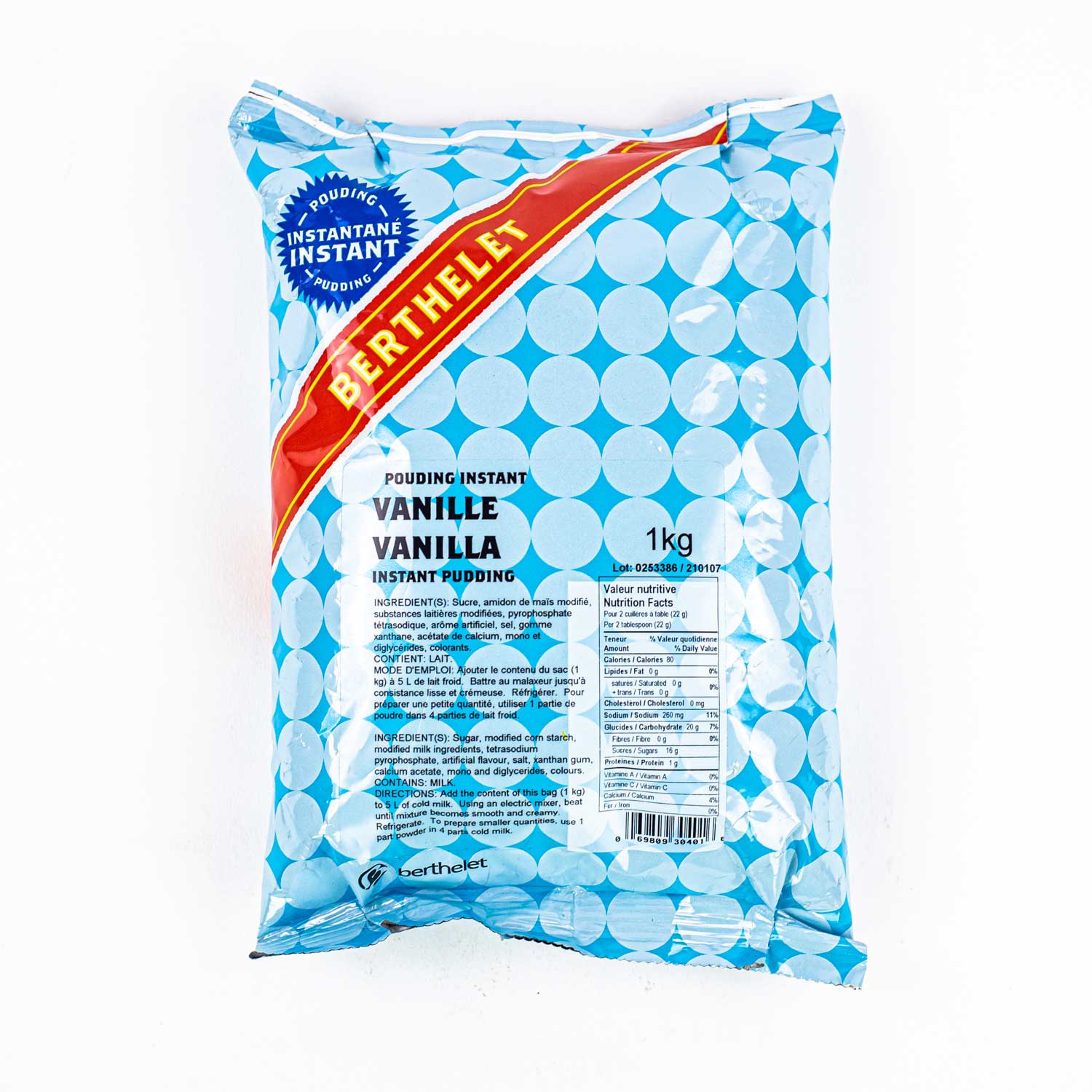 Vanilla Instant Pudding 1 kg