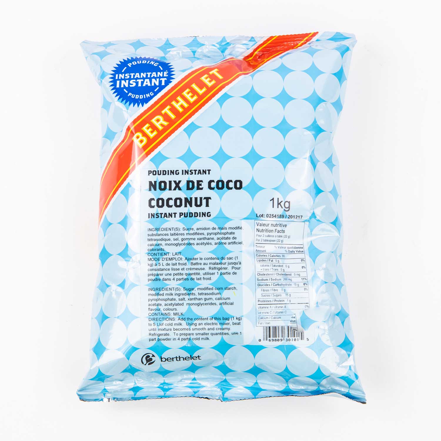 Coconut Instant Pudding 1 kg