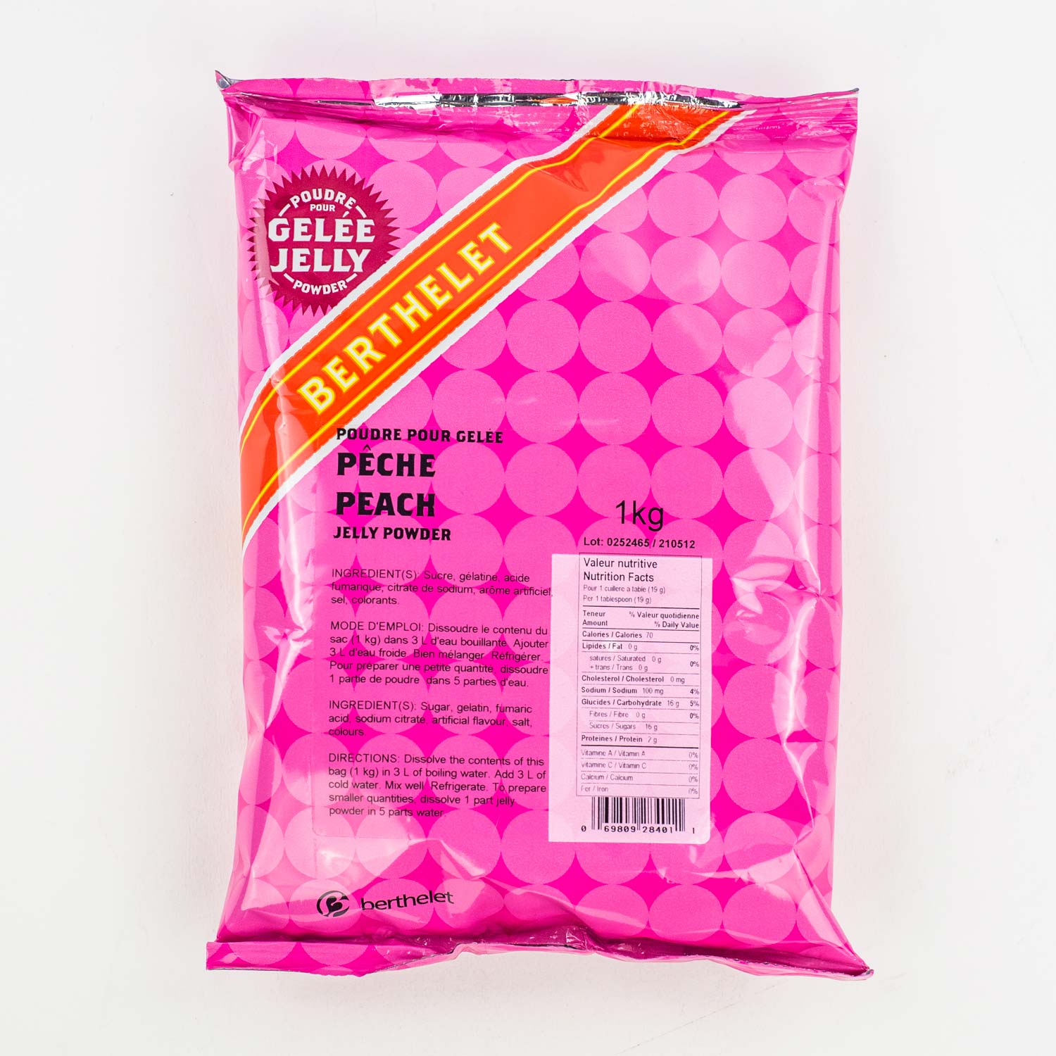 Peach Powder Jelly 1 kg