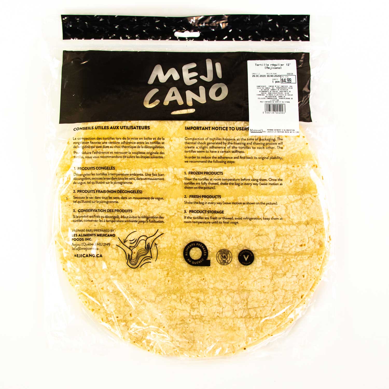 Tortilla 12''