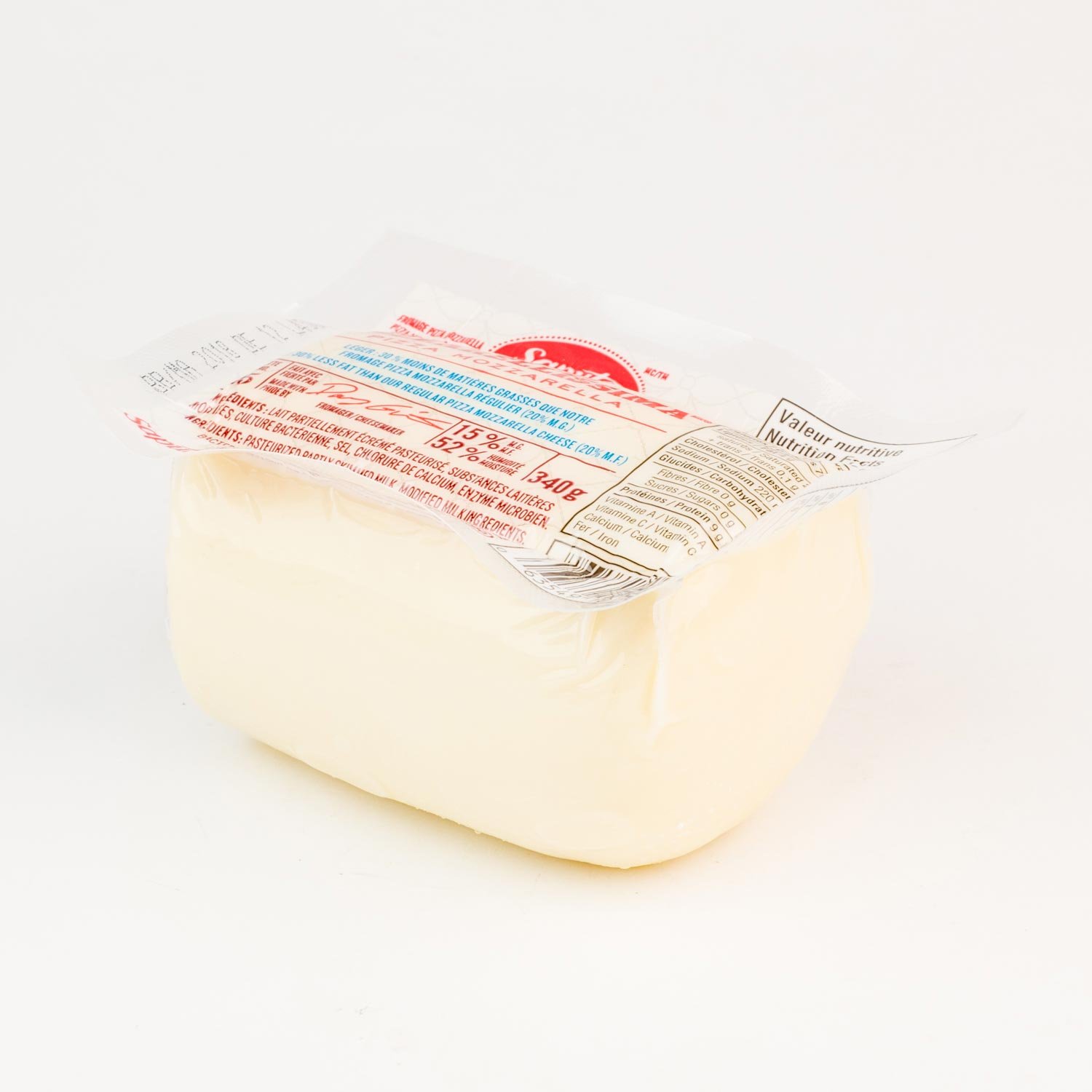 15% Mozzarella Cheese 340 g