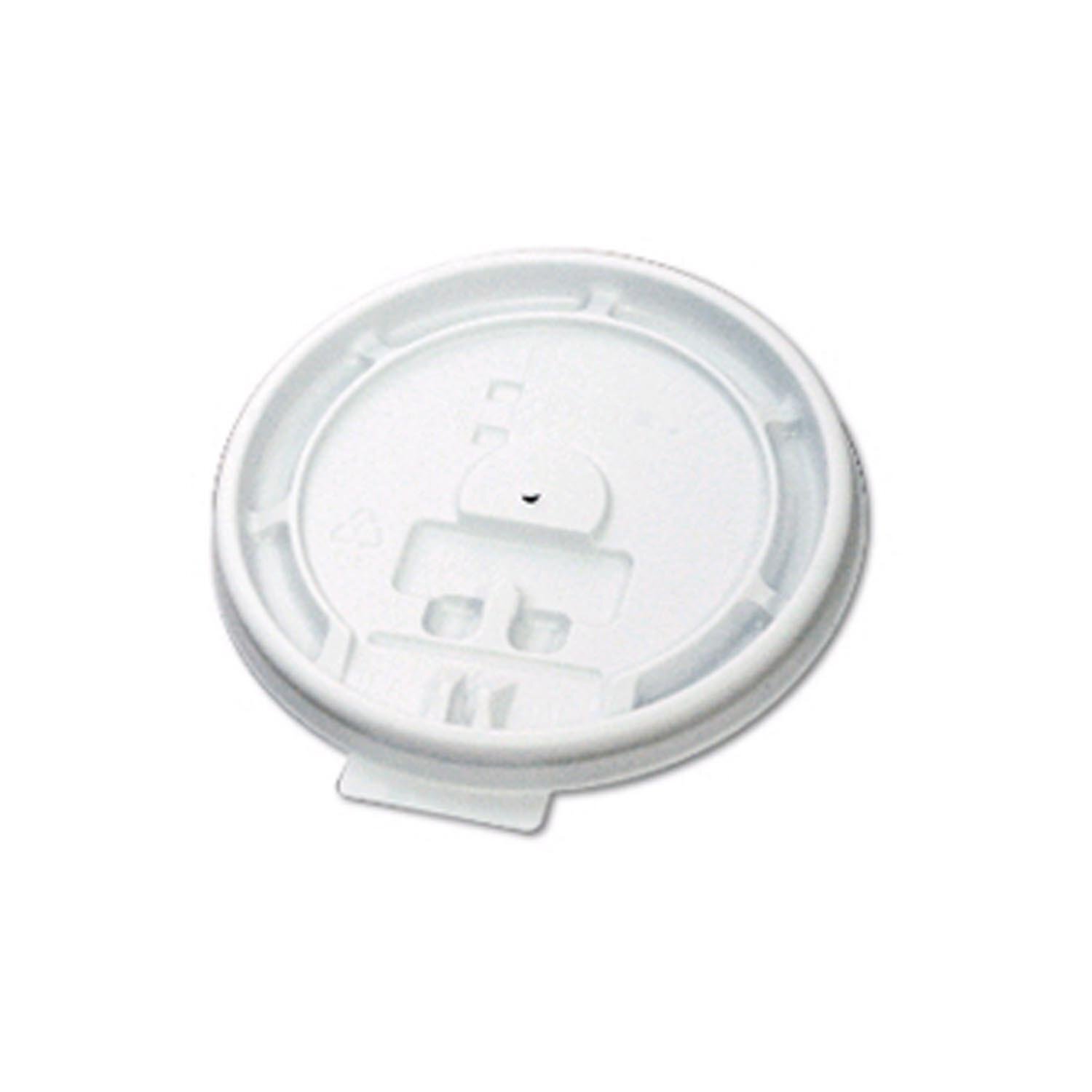 Plastic Lid for Hot Beverage 8 oz x100