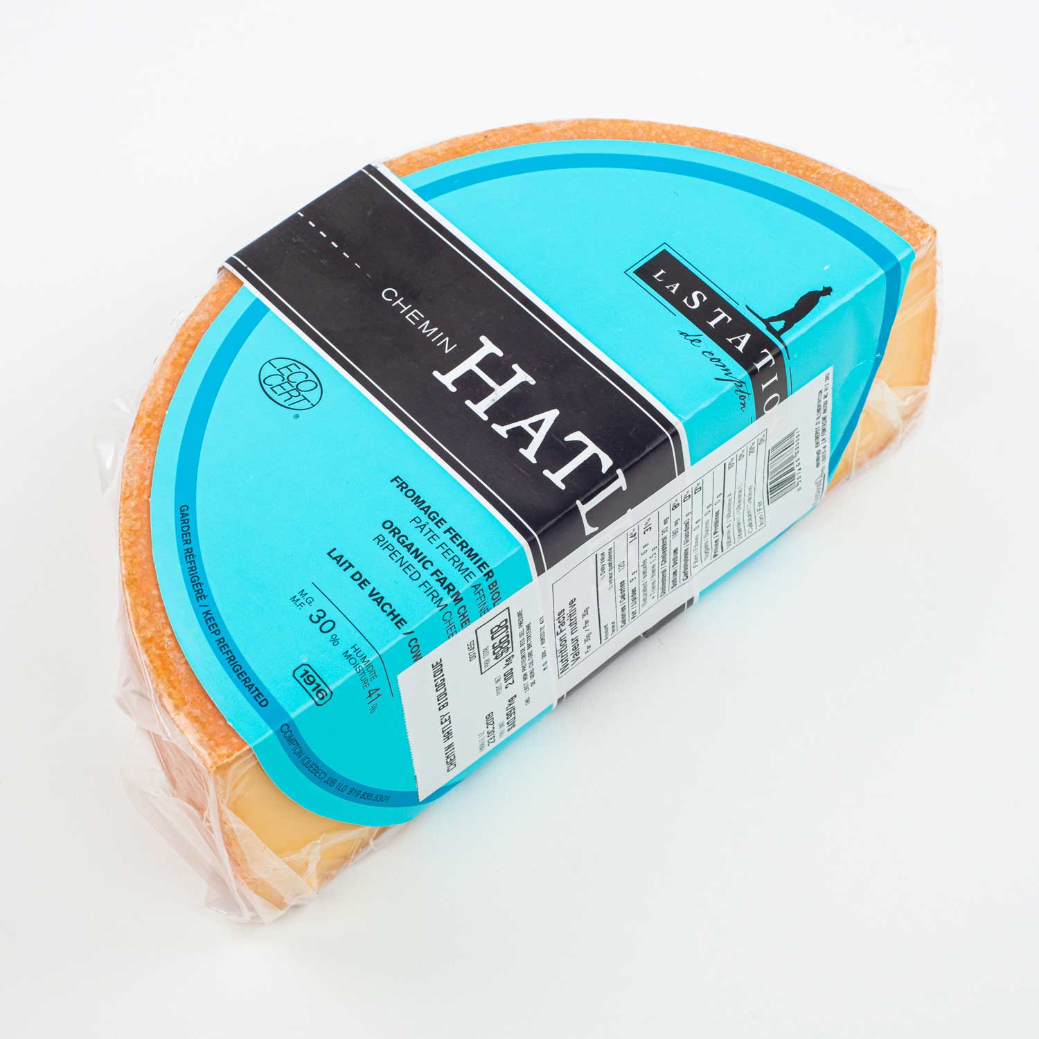 Chemin Hatley Organic Farm Firm Cheese Wheel 2.5 kg