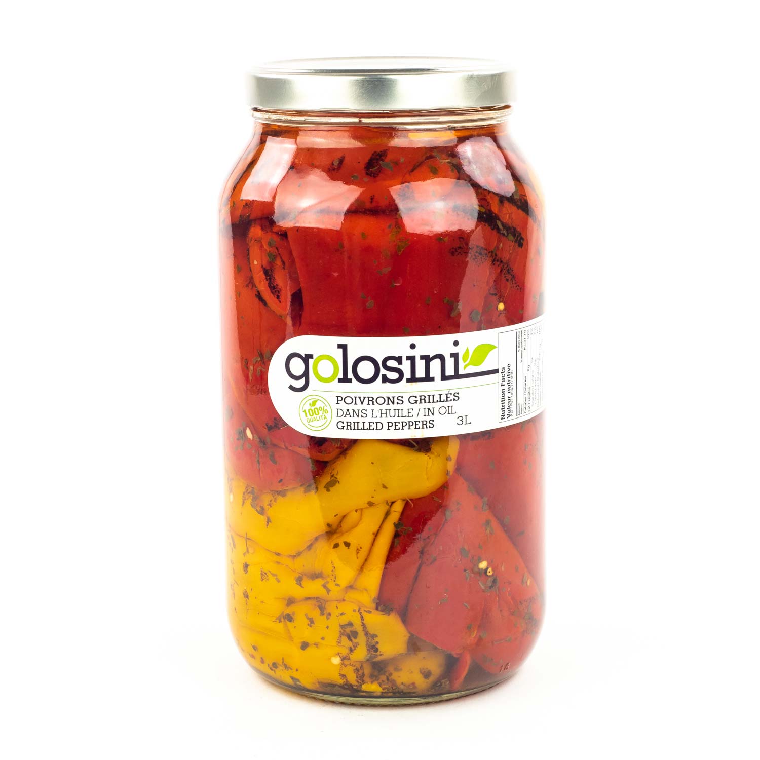 Grilled Mild Peppers in Oil 3 L