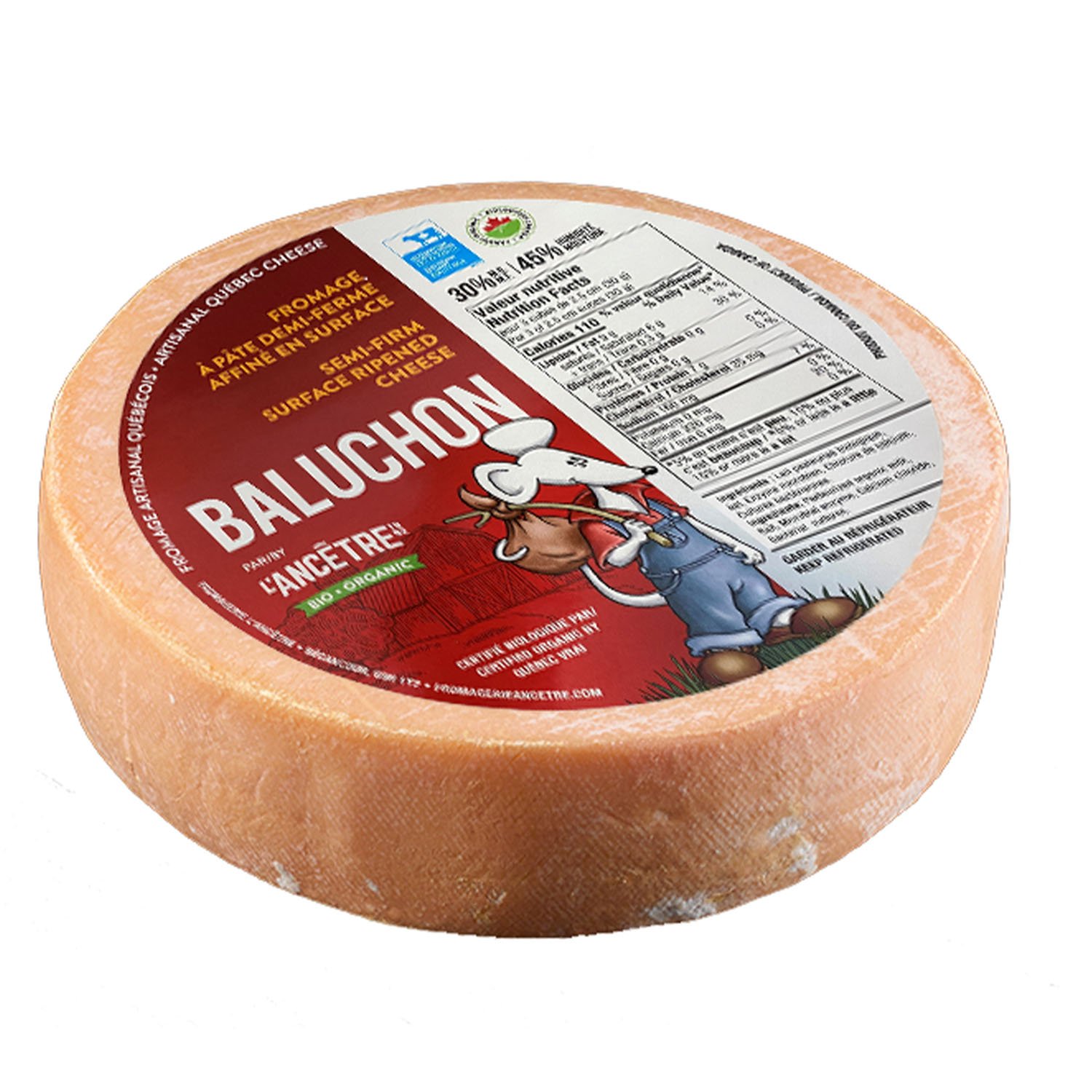 Organic Baluchon Cheese Wheel 1 kg