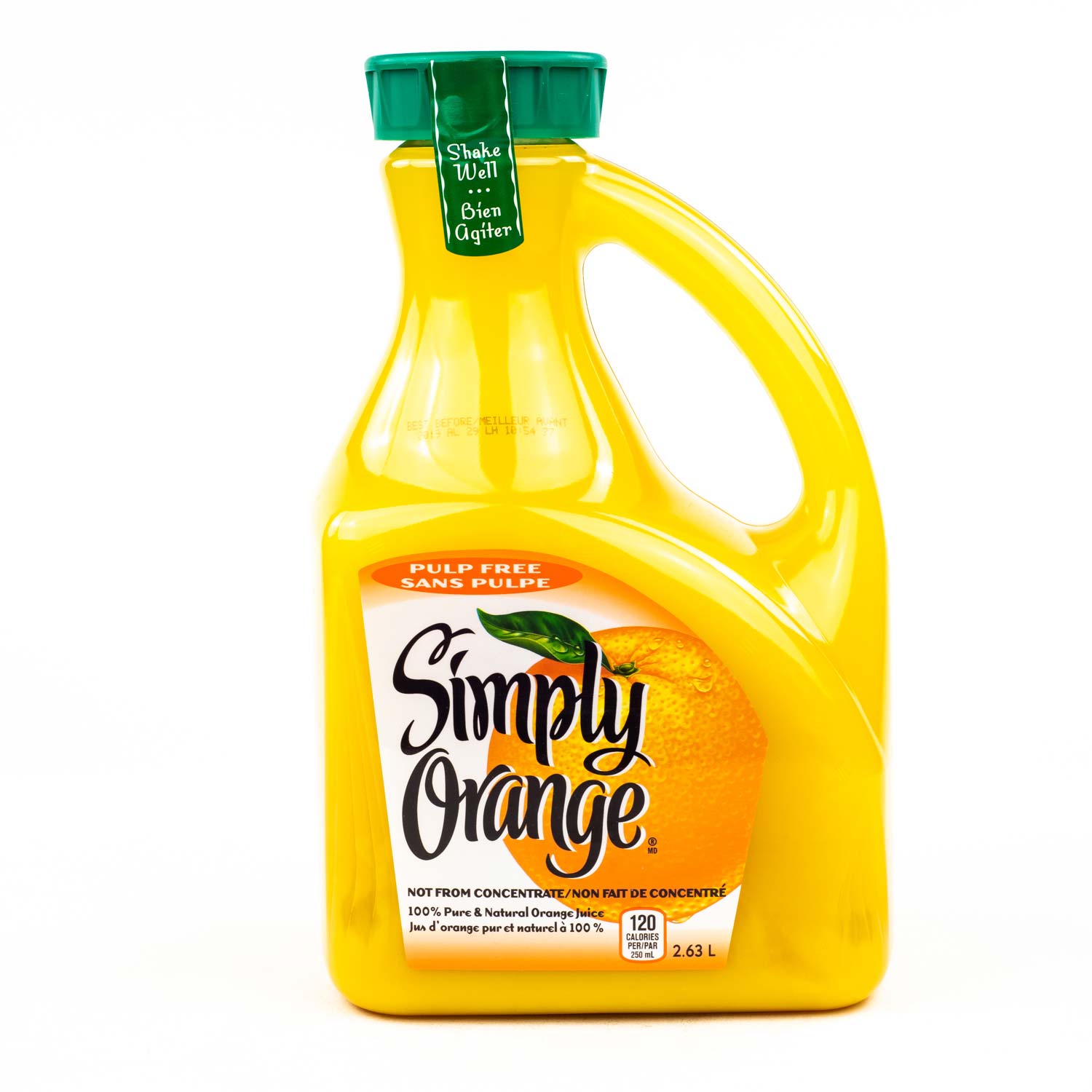 Fresh Orange Juice Without Pulp 2.63 L
