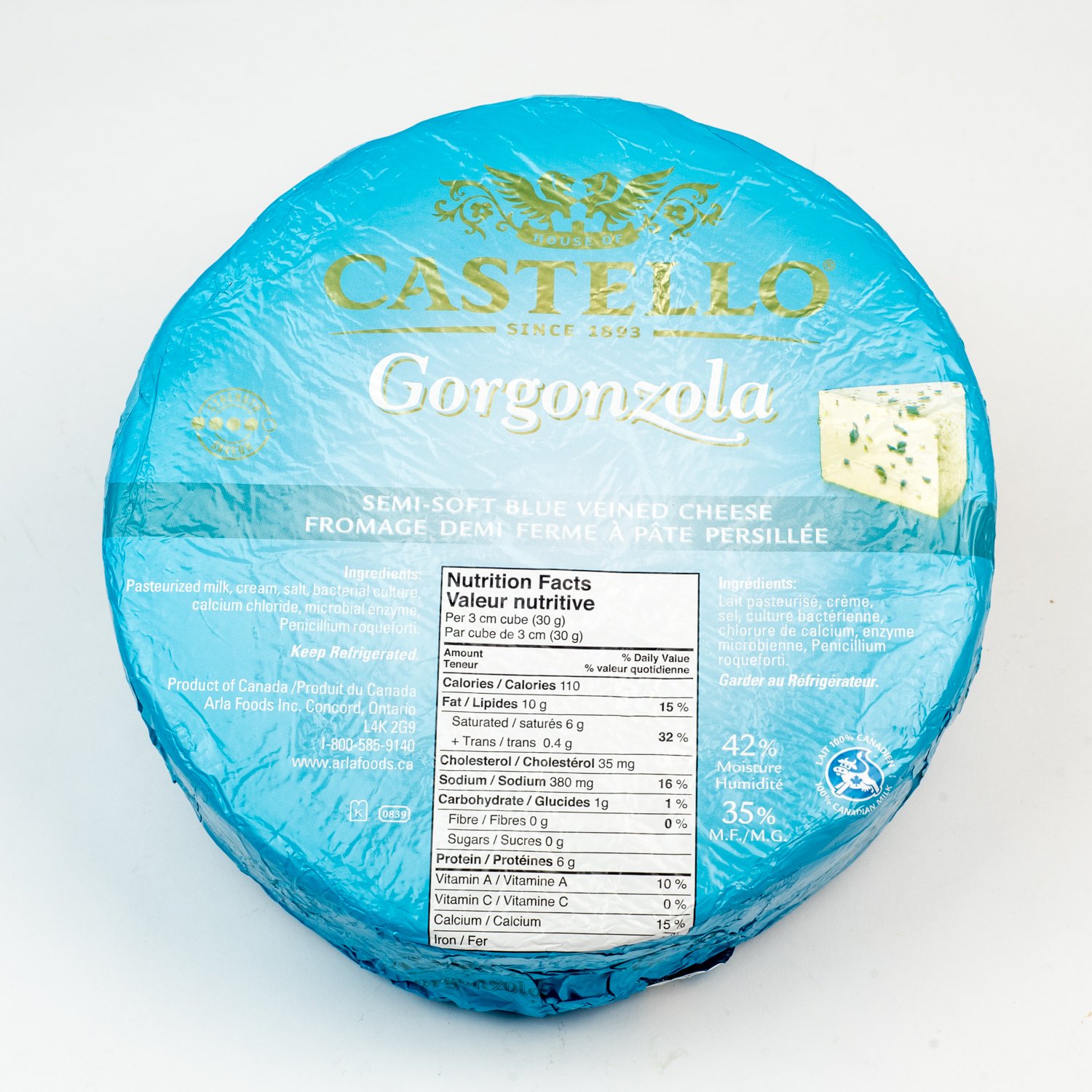 Gorgonzola Blue Cheese Wheel 1.6 kg