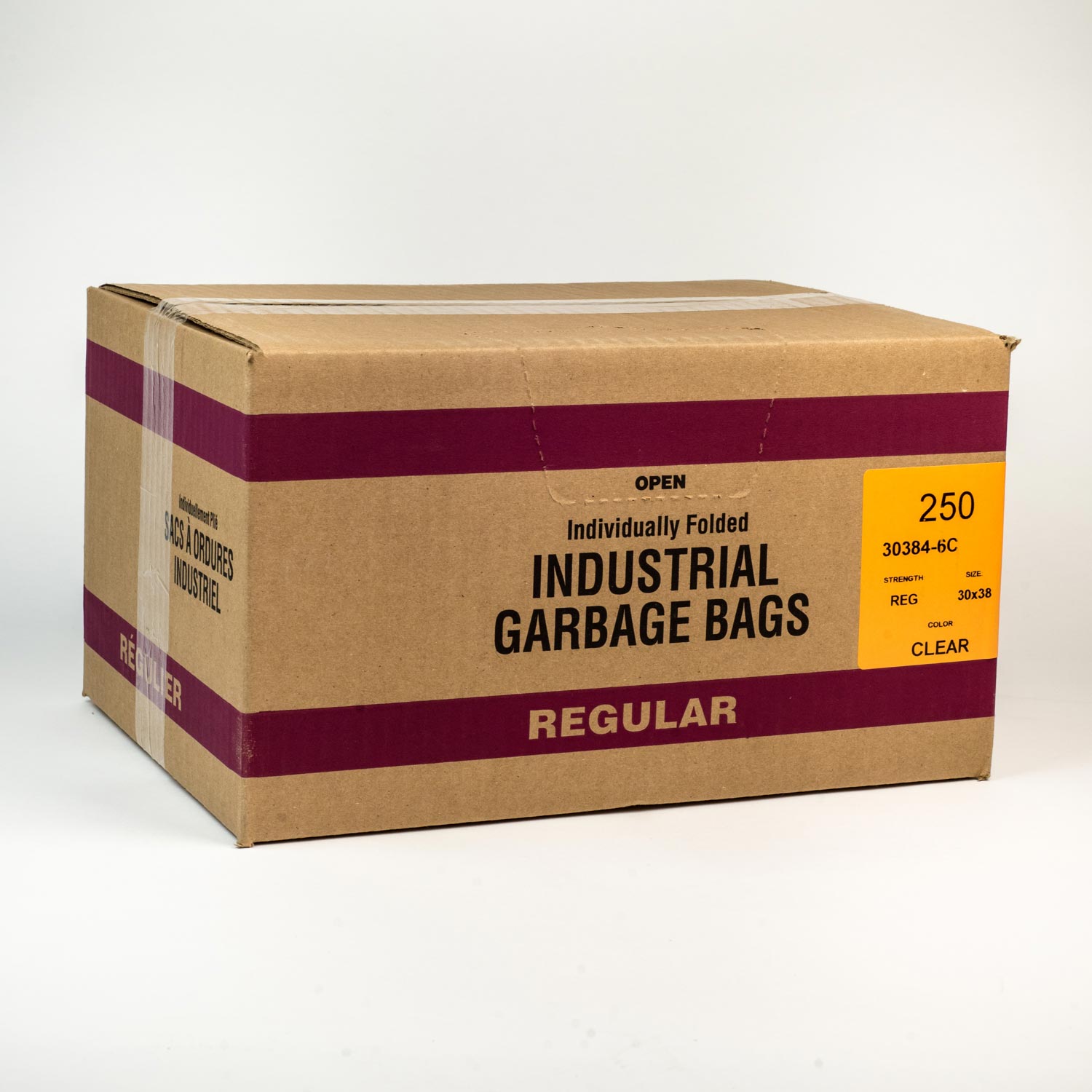 Regular Clear Garbage Bag 30 po x 38 po-secondary-image