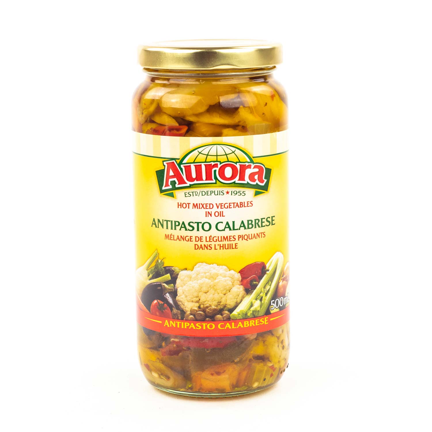 Hot Mixed Vegetables in Oil 500 ml