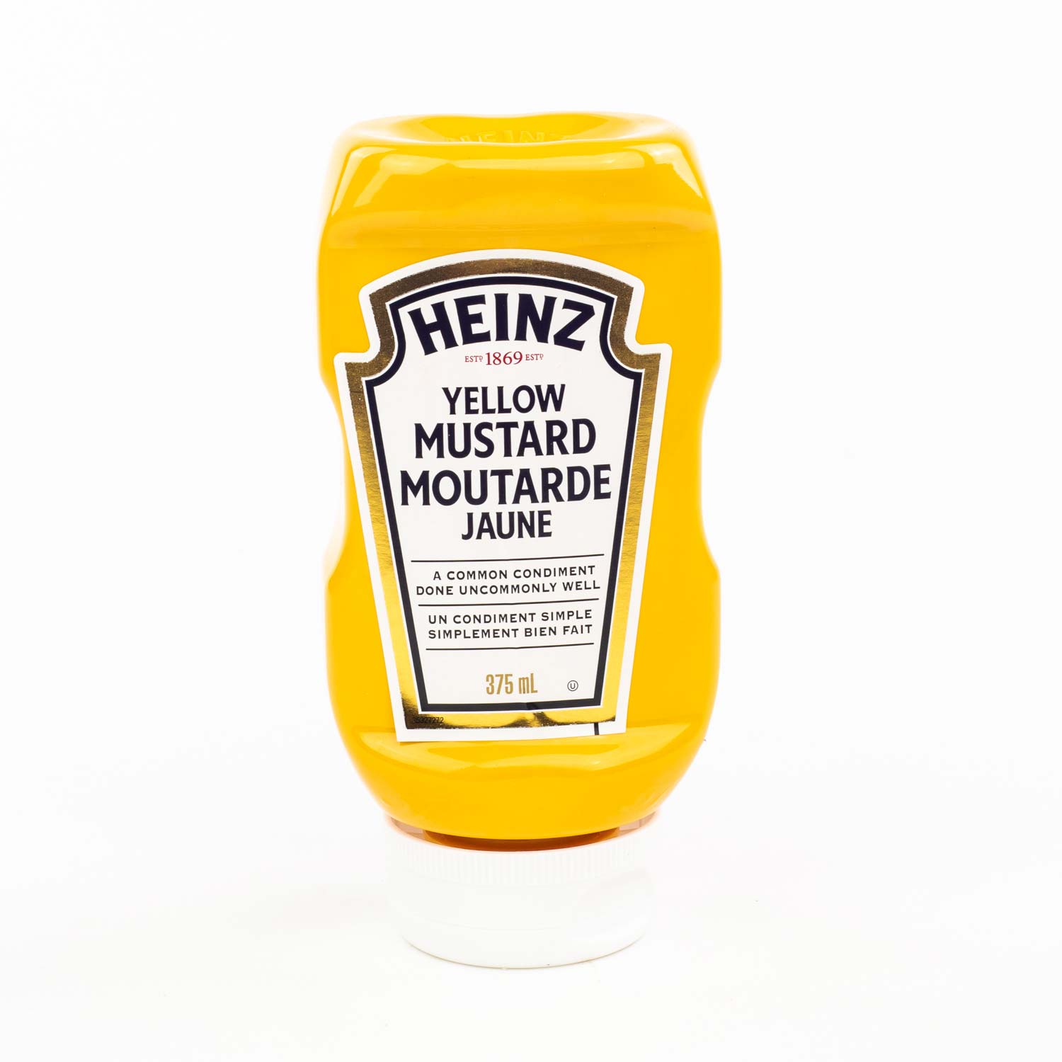 Upside Down Bottle Yellow Mustard 375 ml