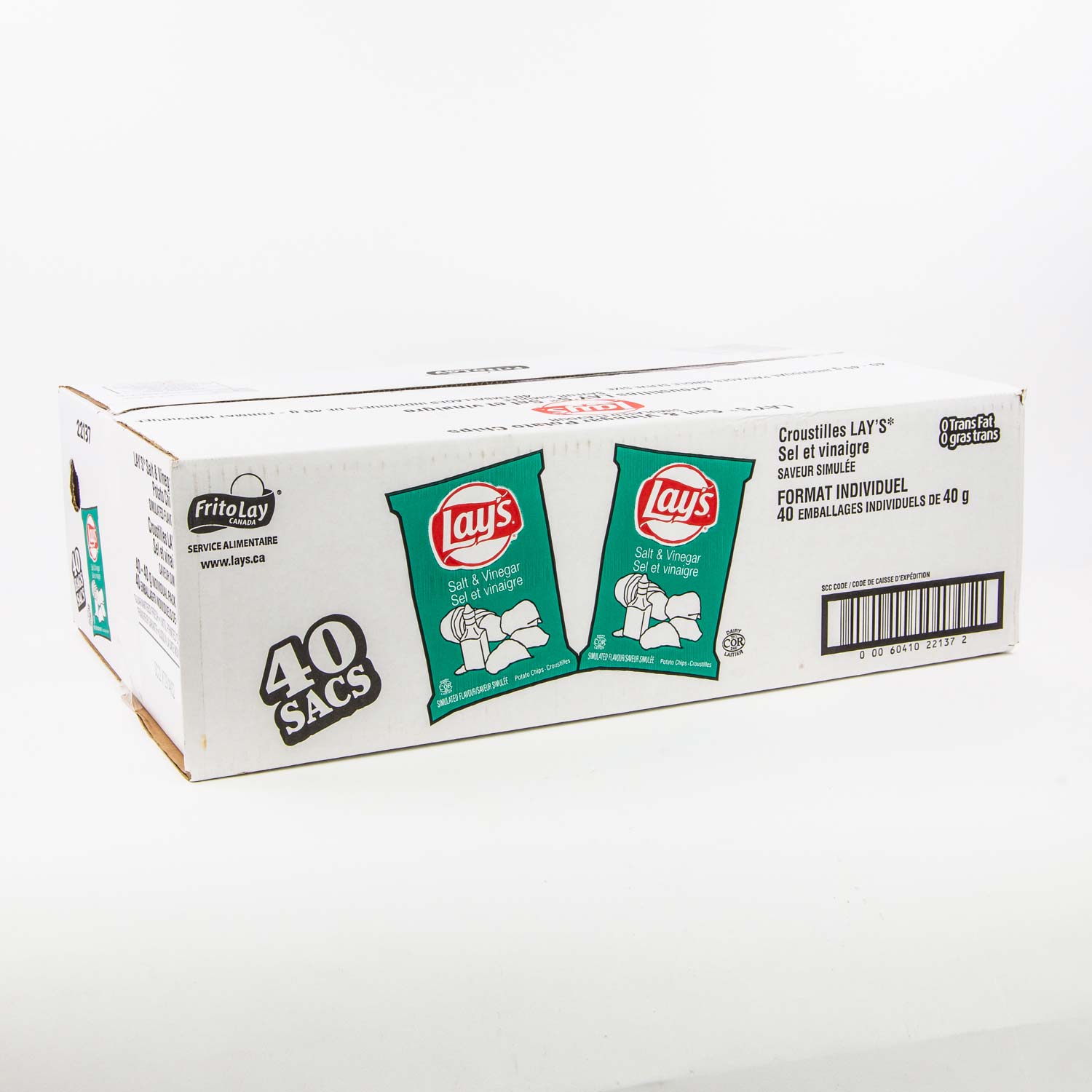 Salt and Vinegar Chips 40 g x40