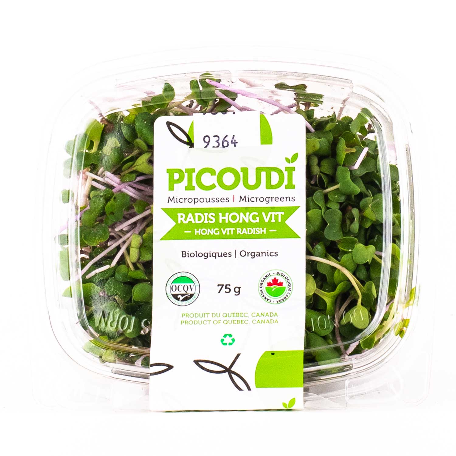 Organic Hong Radish Microgreen 75 g