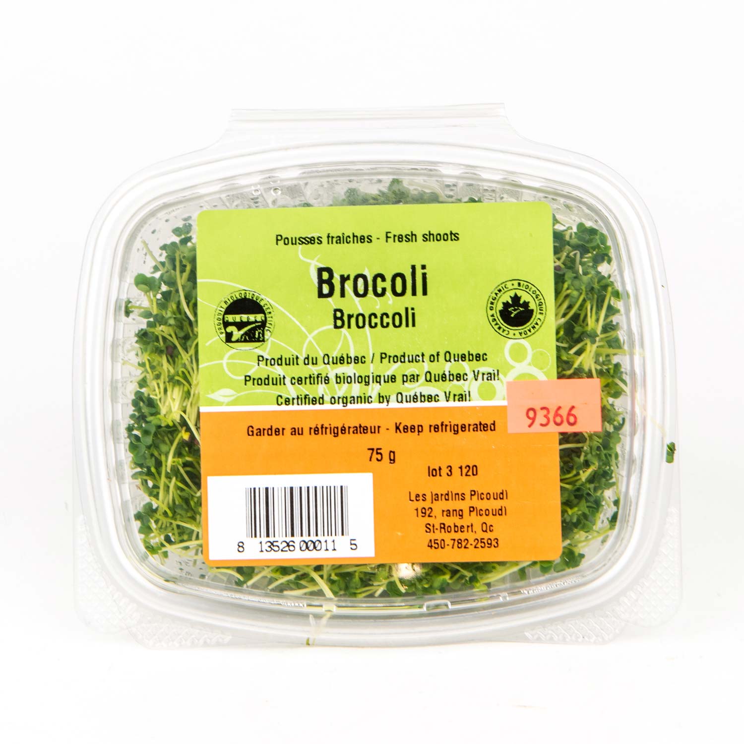 Organic Broccoli Microgreen 75 g