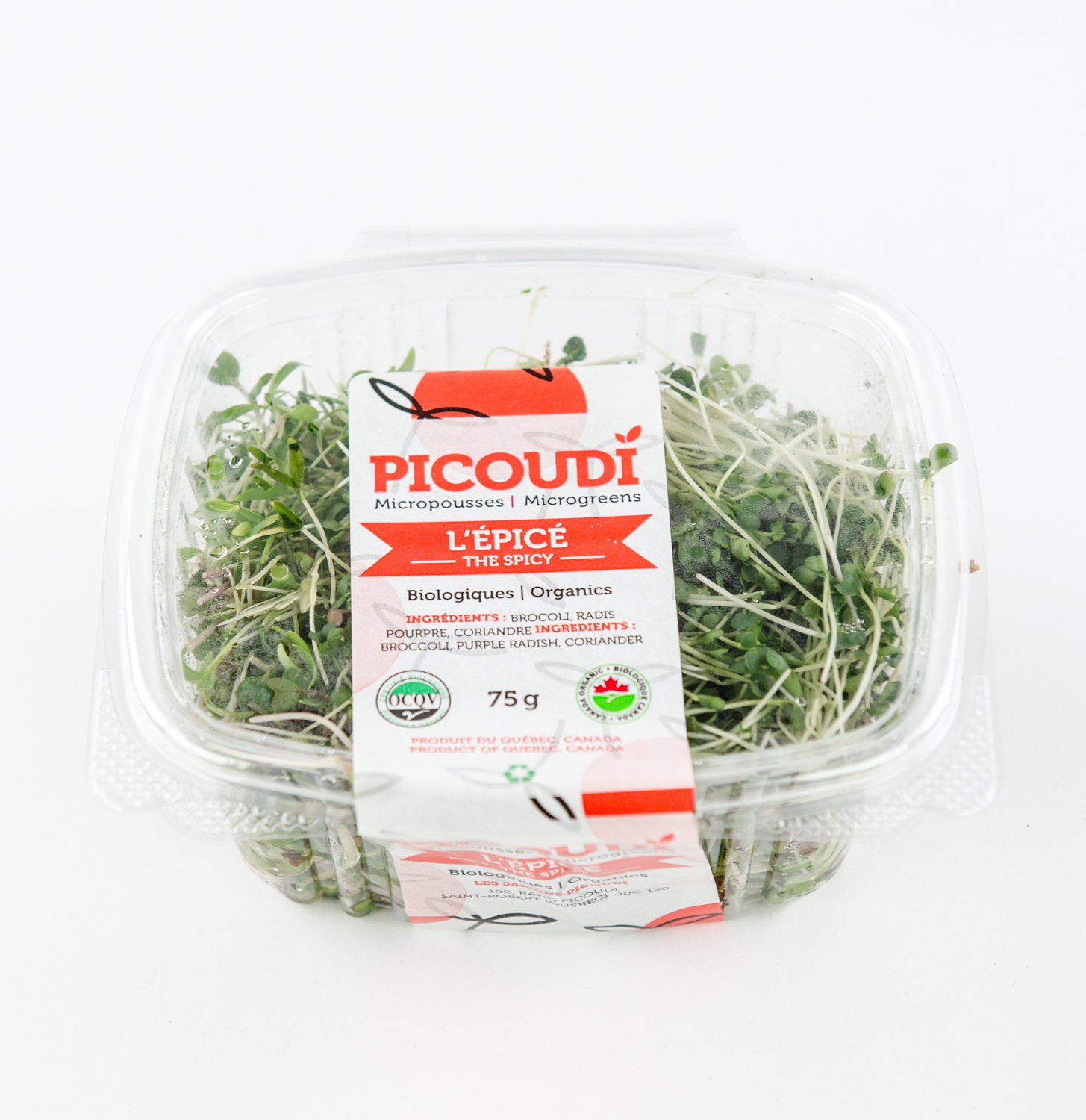 Organic Spiced Mix Microgreens 75 g