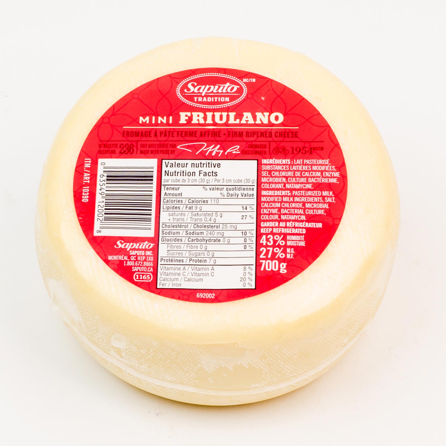 Friulano Mini 700 g