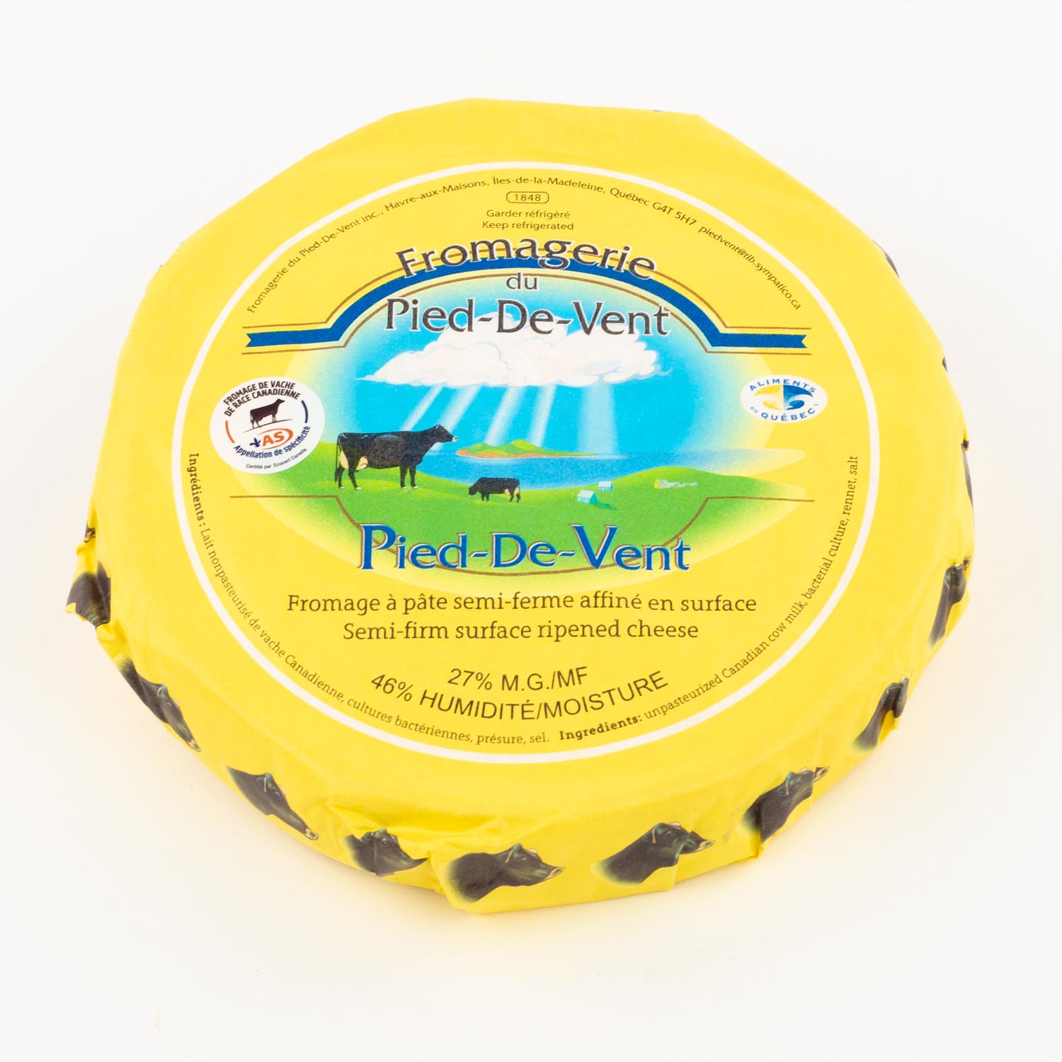Pied-De-Vent Cheese Wheel 1.4 kg