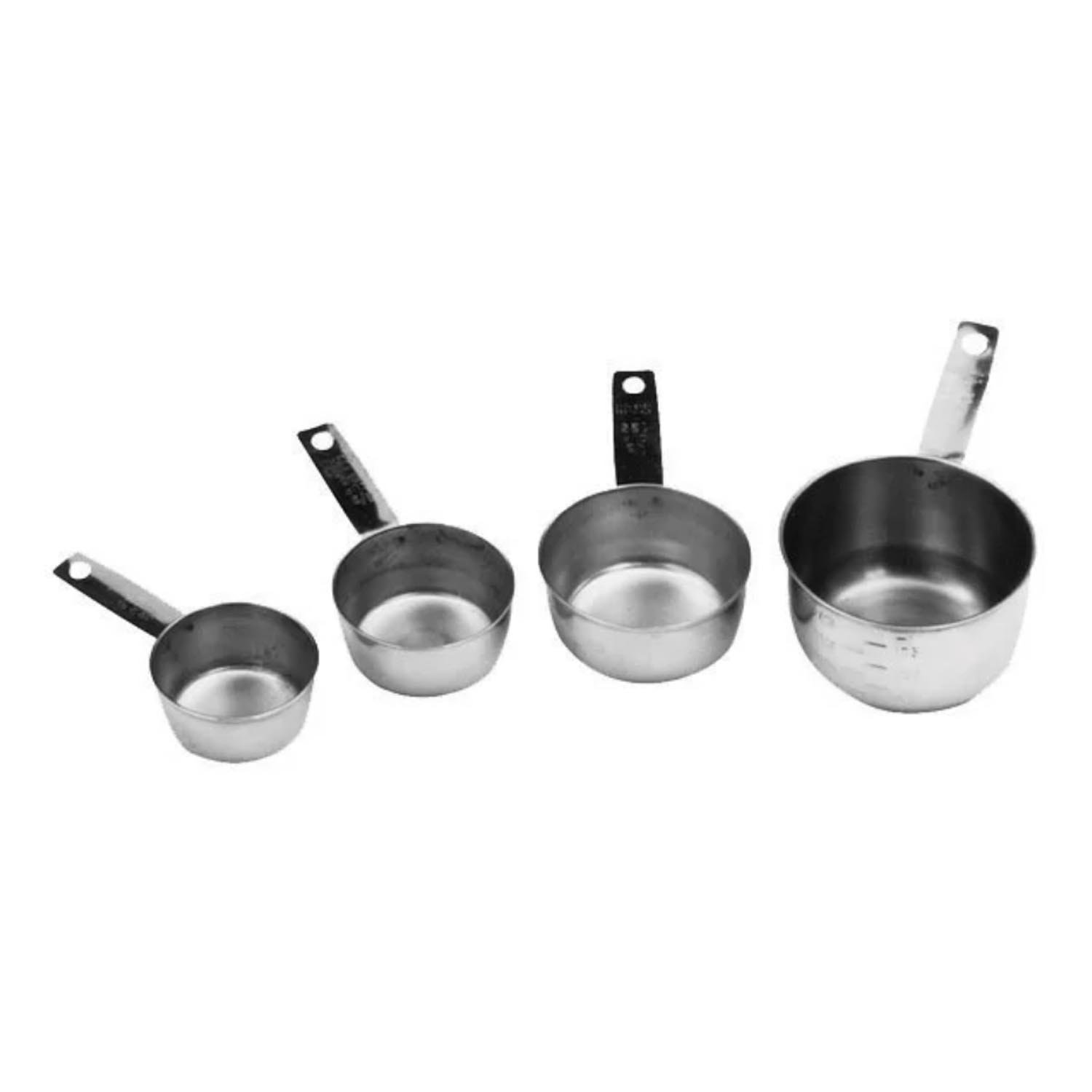 Stainless Steel Measuring Cup Set x4