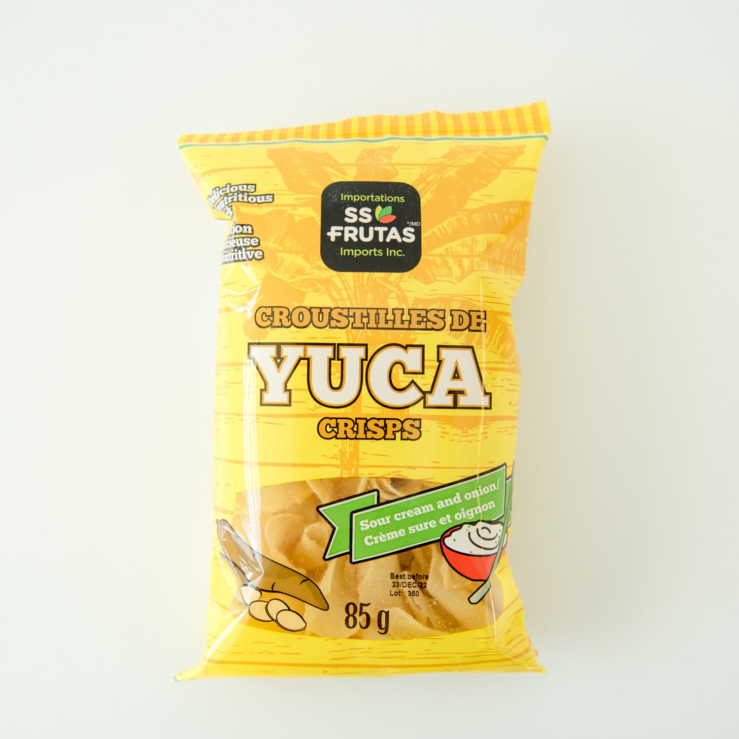 Sour Cream and Onion Yuca Crisps